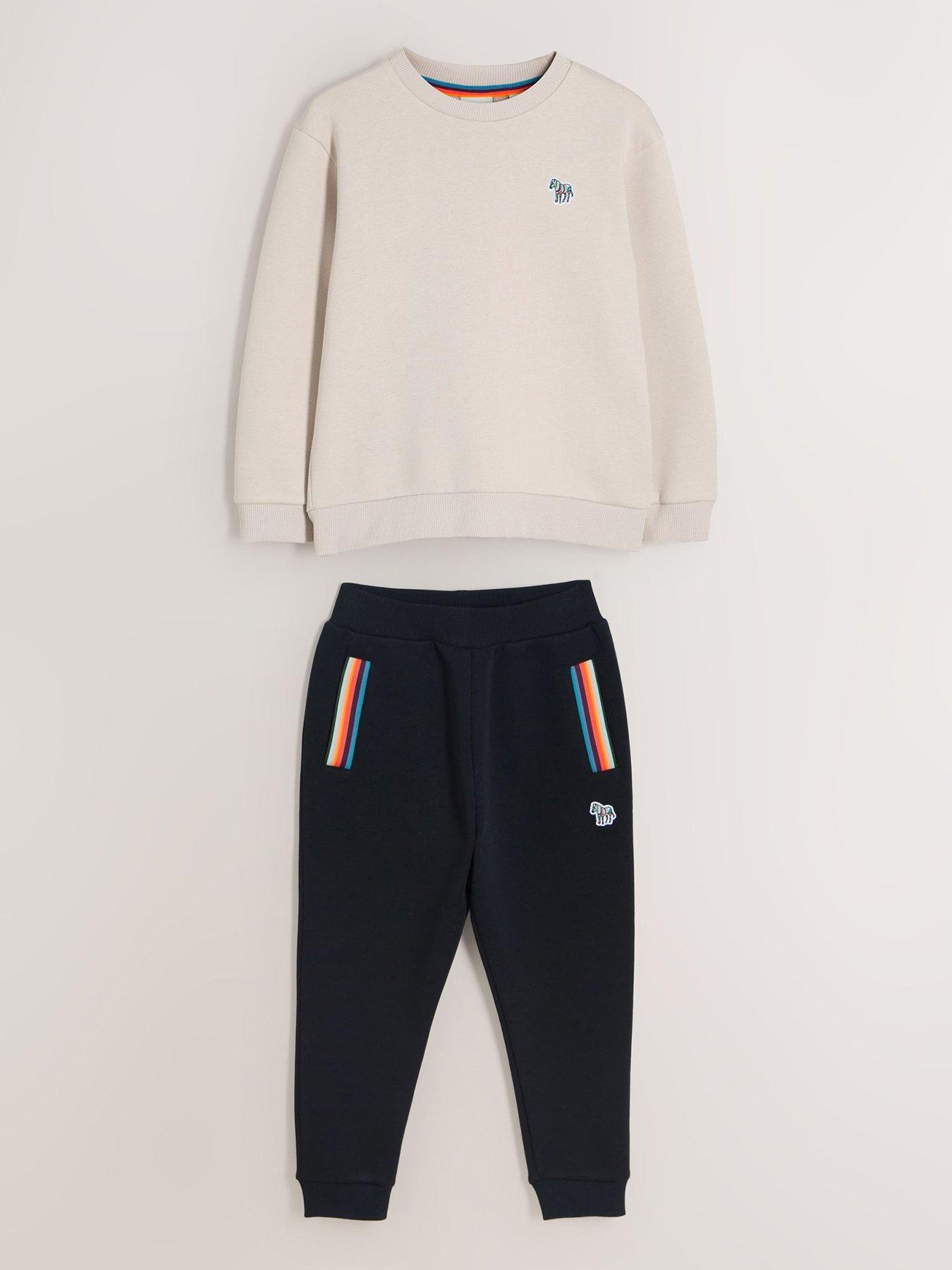 Paul Smith Junior Boys Zebra Long Sleeve Sweater Set - Multi