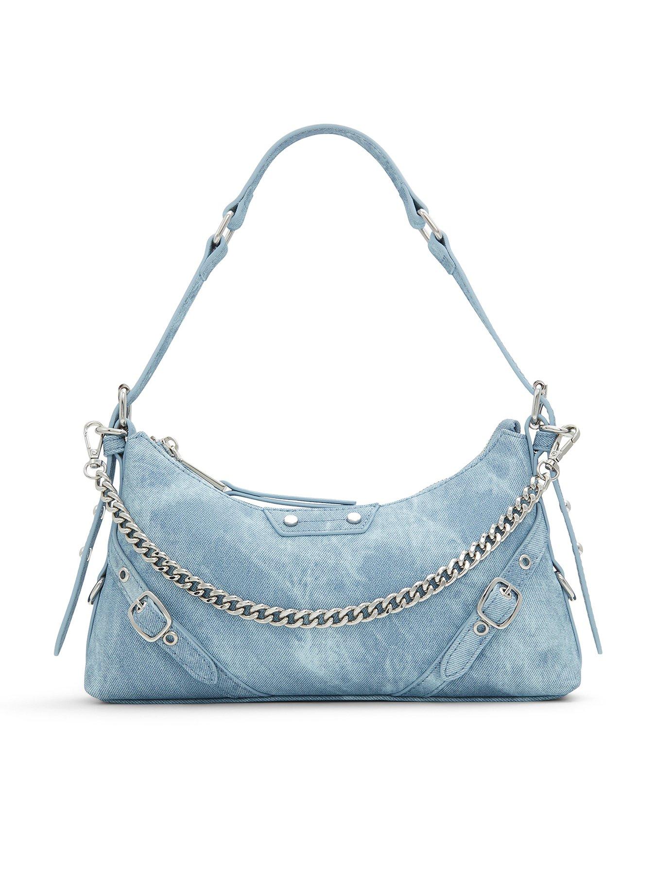 Aldo Faralaeliax Denim Shoulder Bag - Blue