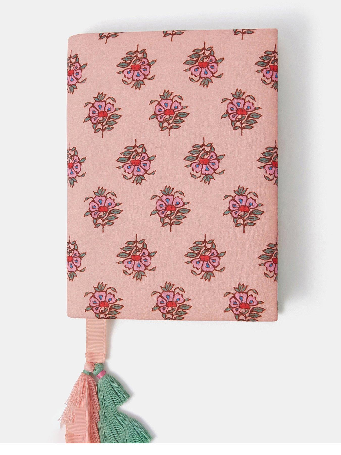 Image 1 of 2 of Accessorize Floral Block Print Notebook