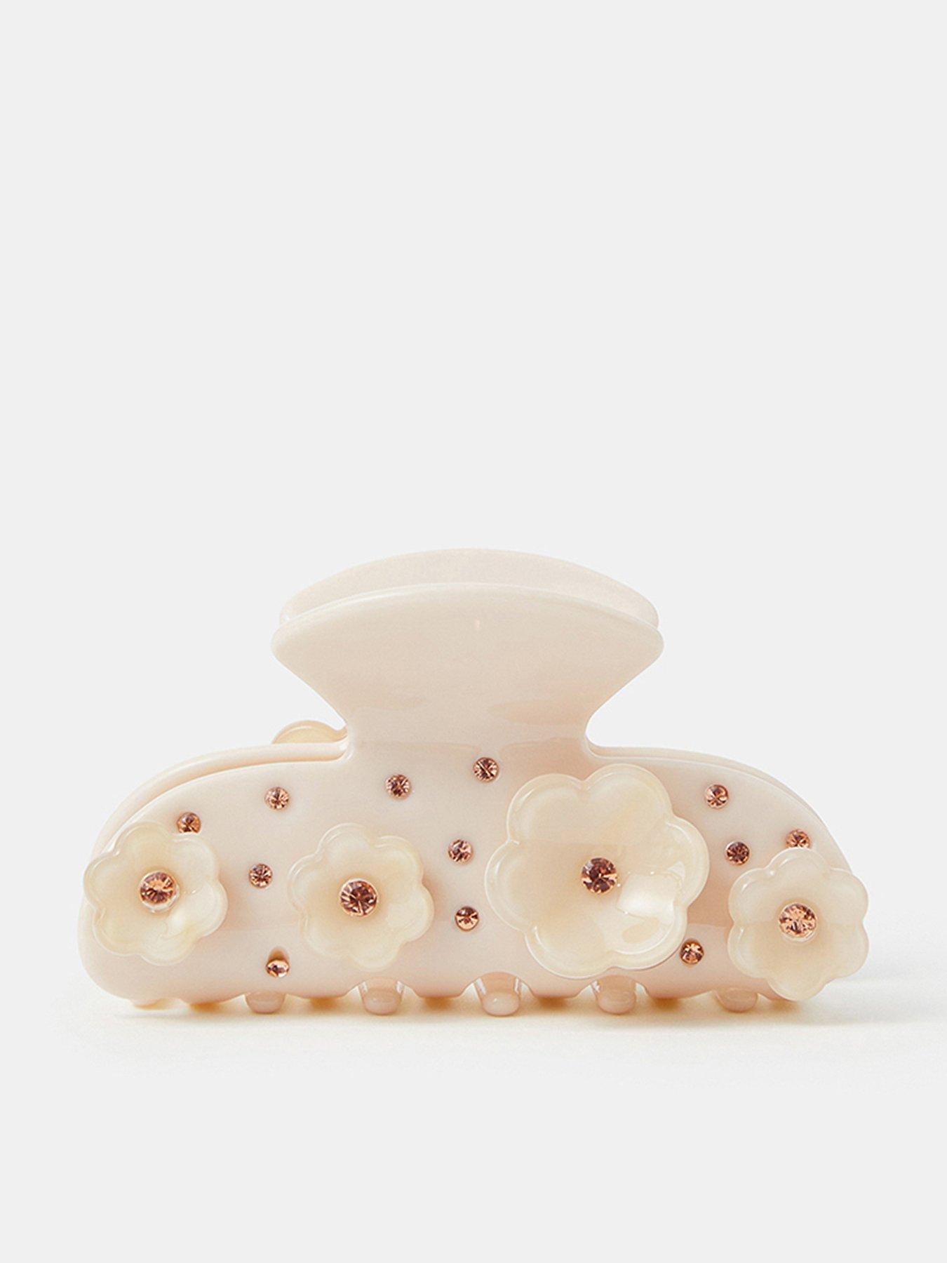 Image 1 of 3 of Accessorize Diamant&atilde;&copy; Flower Claw Clip