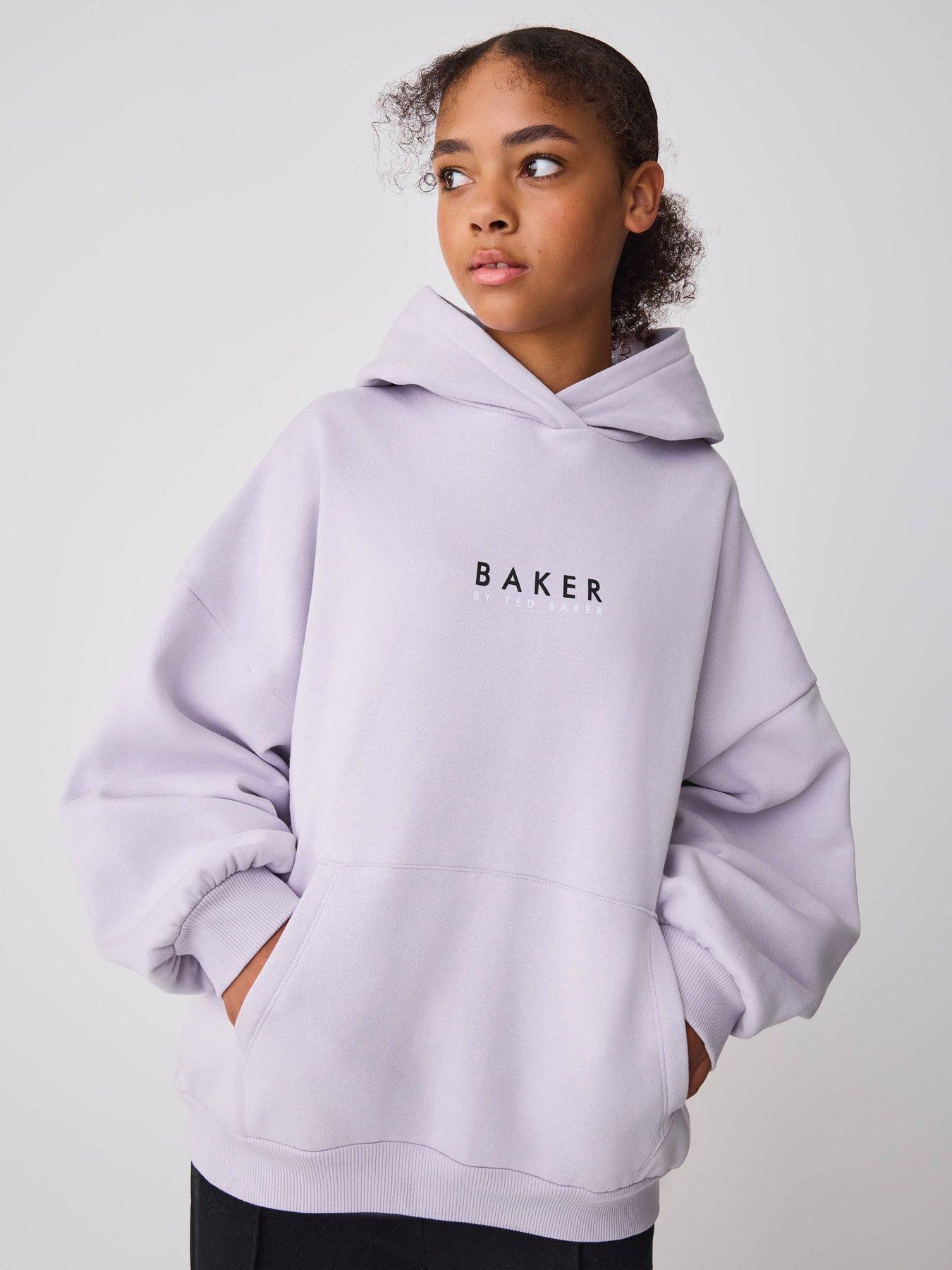Ted Baker Older Girls Back Print Graphic Hoodie - Purple