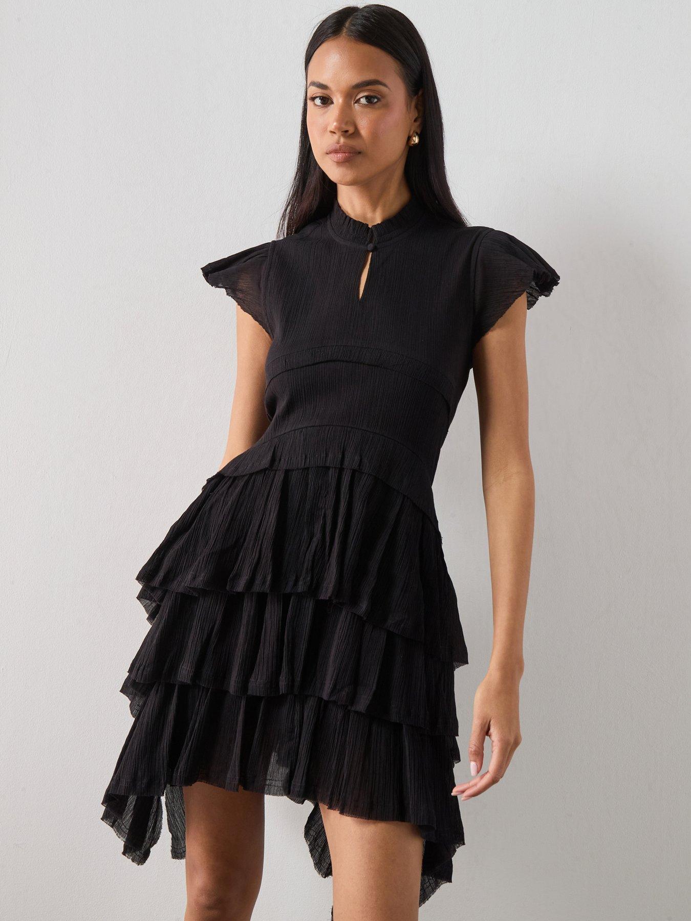 AllSaints Cavarly Mini Dress - Black
