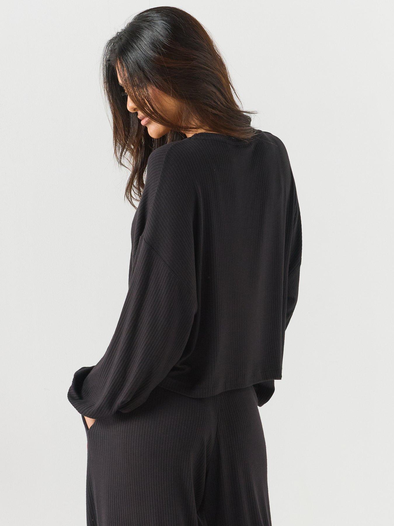 Image 2 of 6 of HUGO Heart Logo Sweatshirt - Black