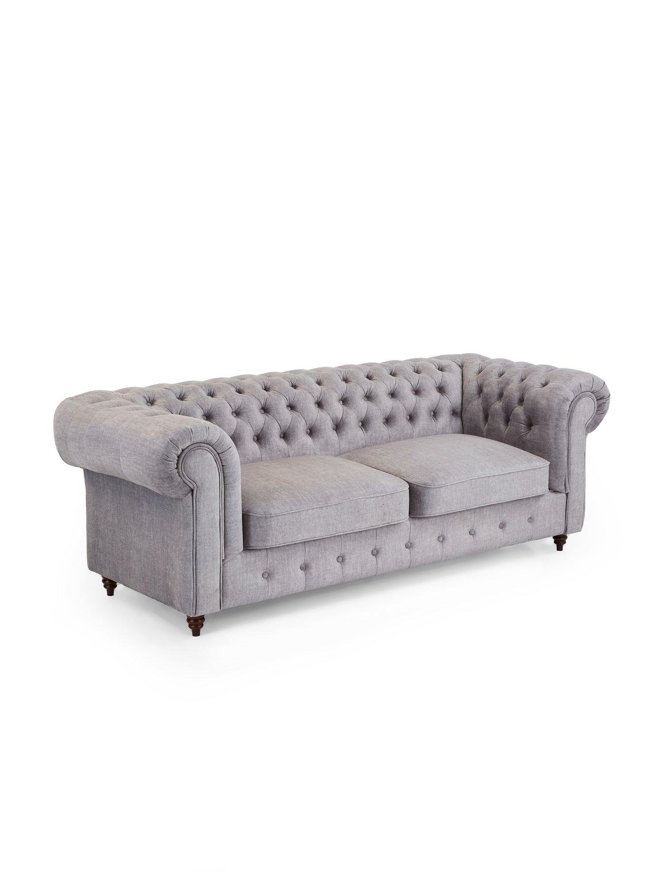 Image 3 of 7 of The Very Collection Laura 3 Seater Sofabed - Grey