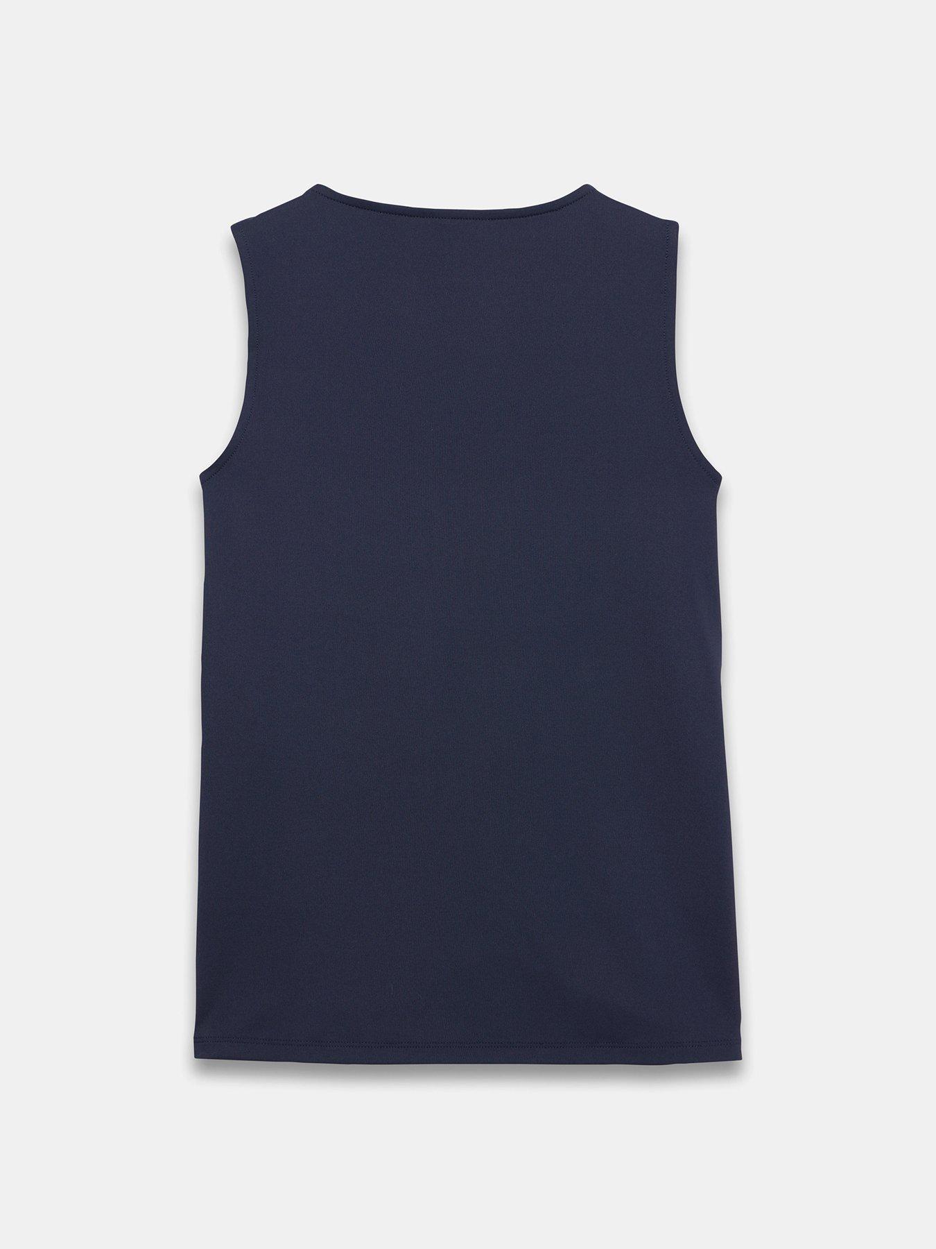 Image 6 of 6 of Mint Velvet Layering High Neck Vest - Navy