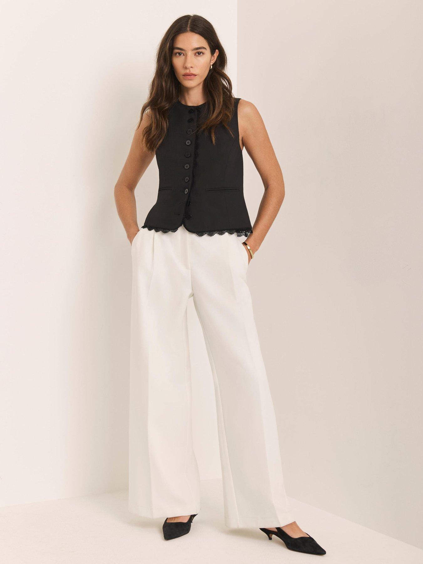 Image 3 of 6 of Mint Velvet Ivory Straight Leg Trouser