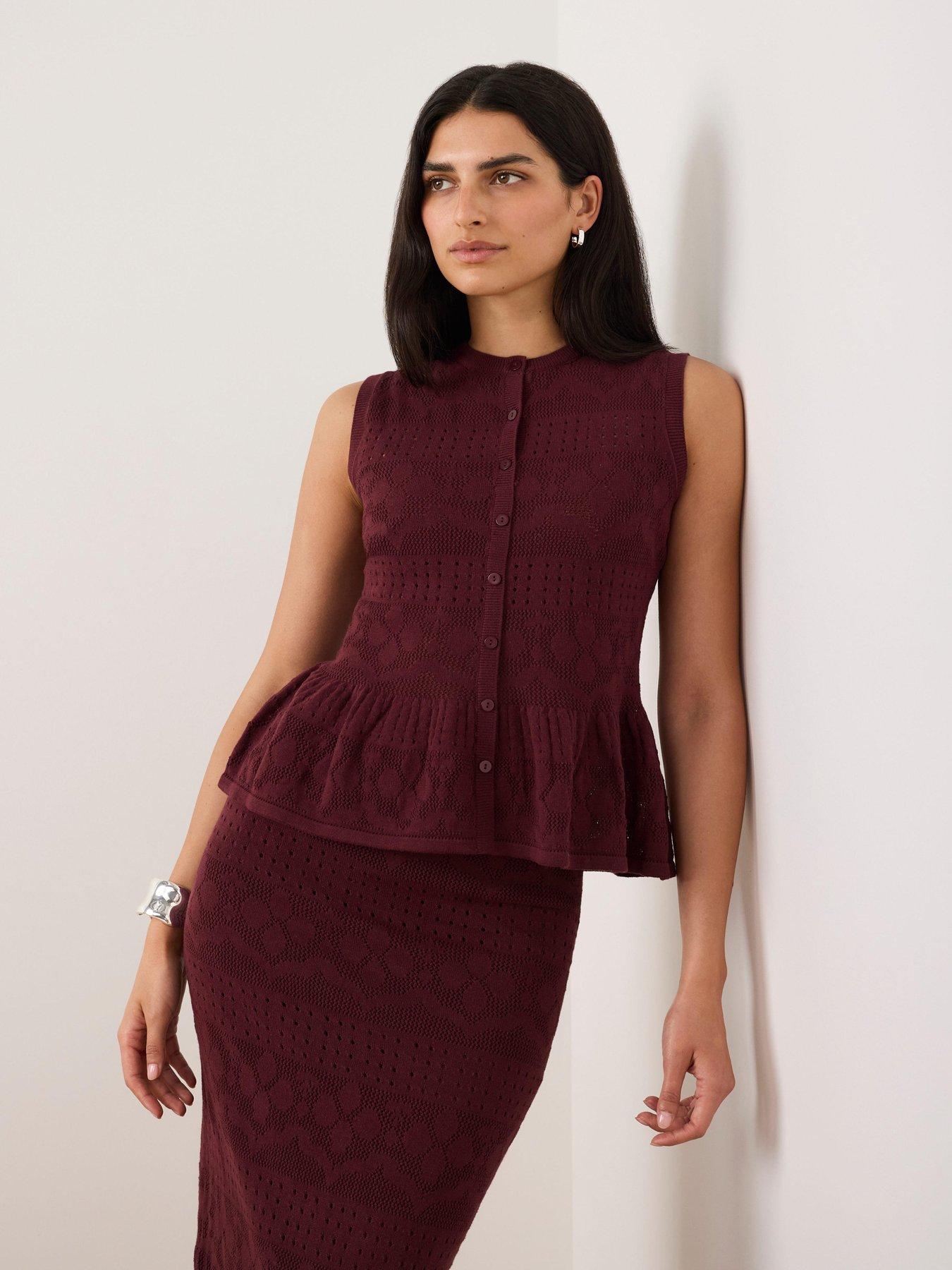 mint-velvet-burgundy-peplum-knit-topfront