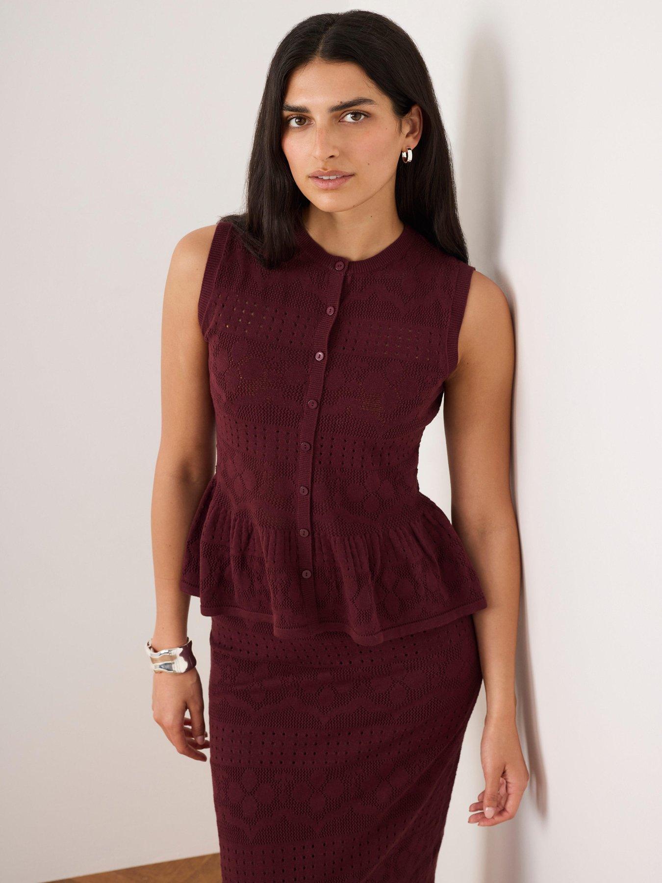 mint-velvet-burgundy-peplum-knit-topback
