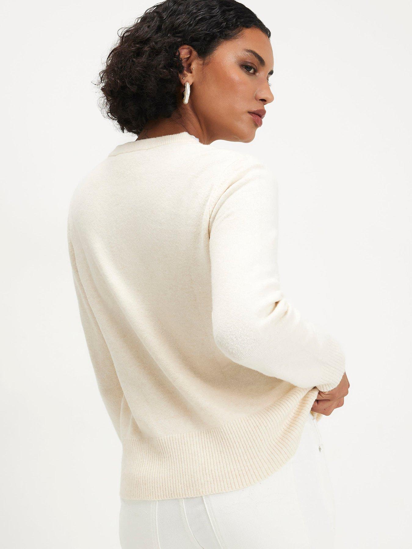 Image 2 of 5 of River Island Frill Ls Button Up Cardi