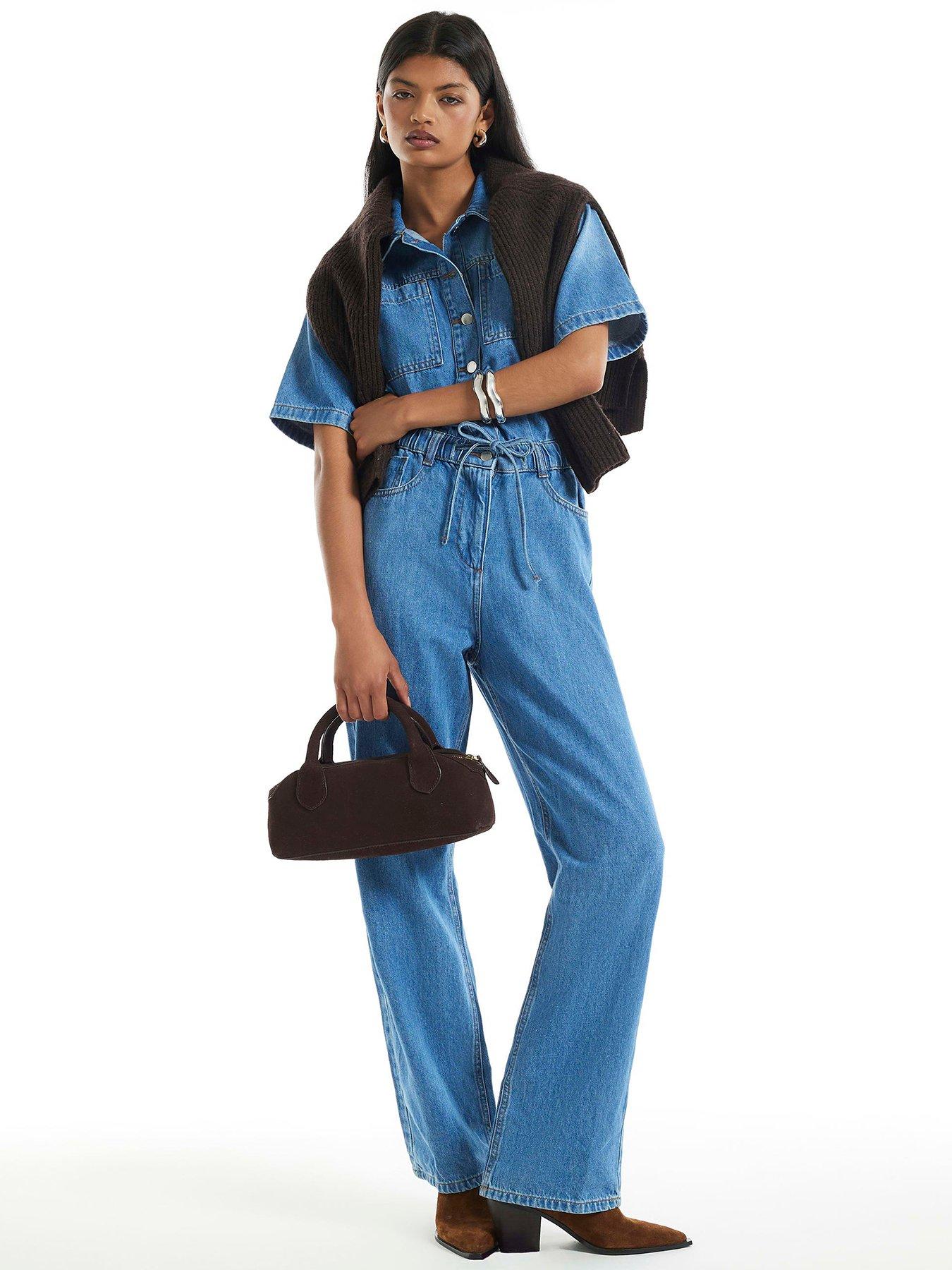 Image 1 of 6 of River Island Sass Ss Boiler Suit