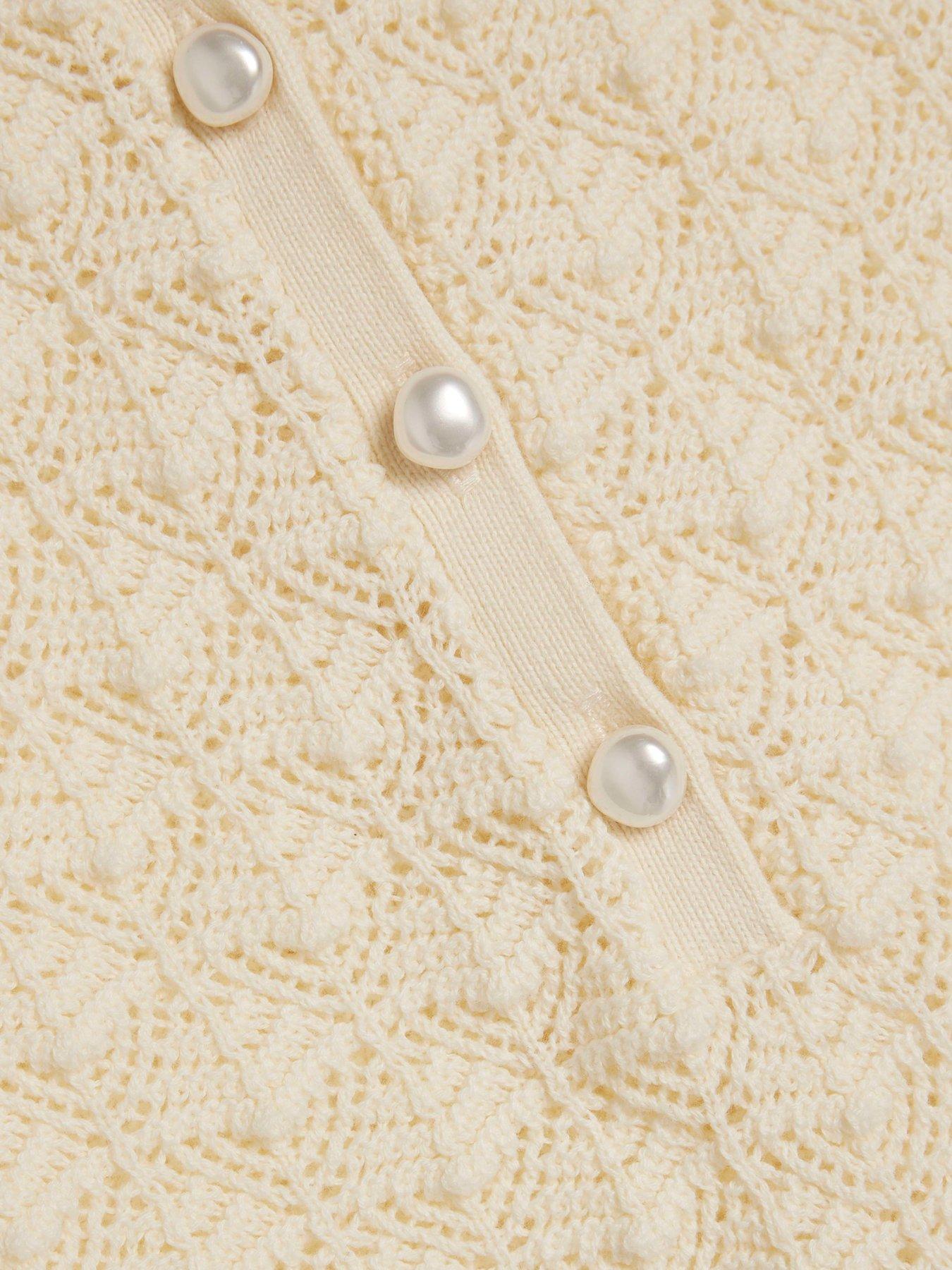Image 6 of 6 of River Island Pointelle Stitch Henley