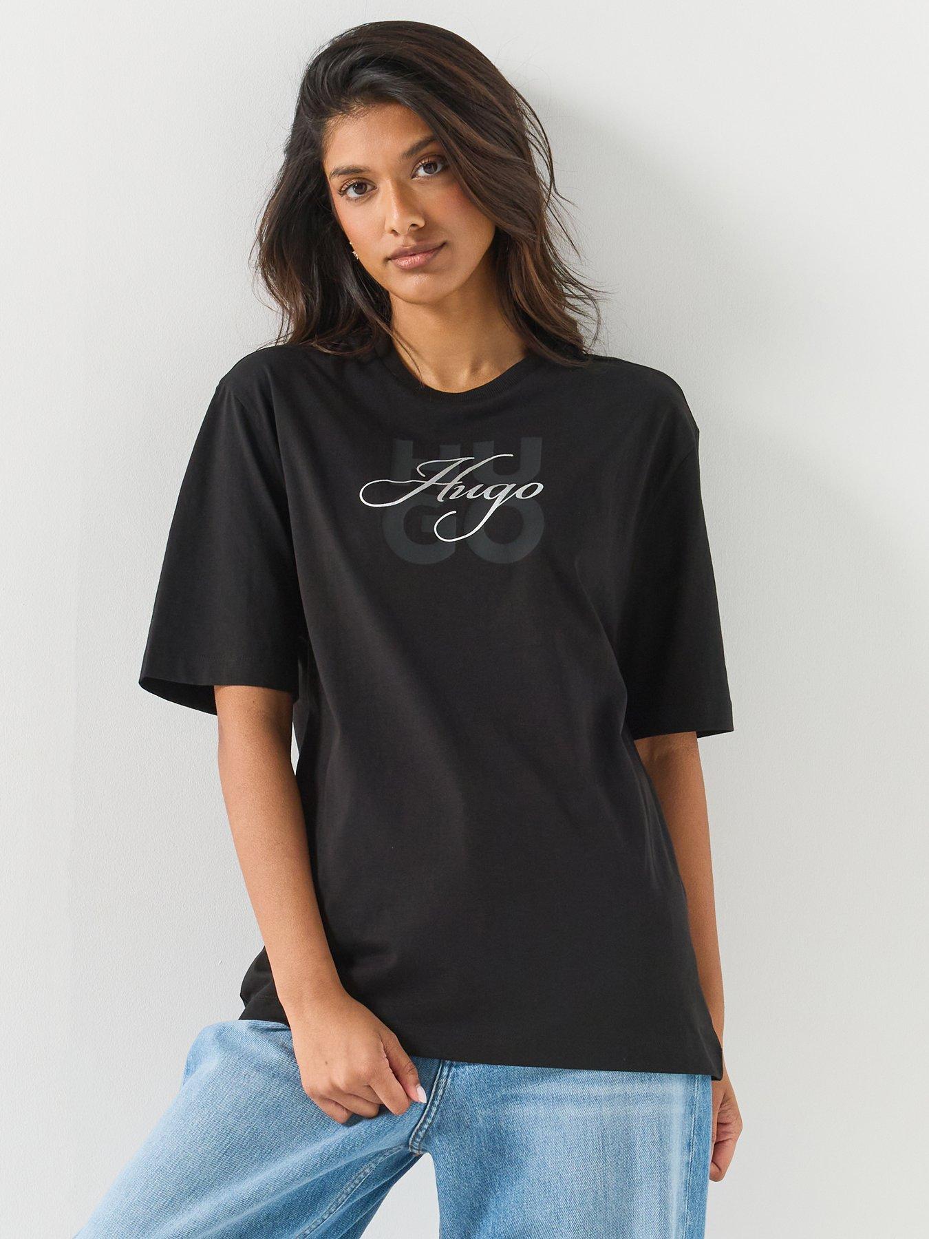 HUGO Dashire Short Sleeve T-Shirt - Black