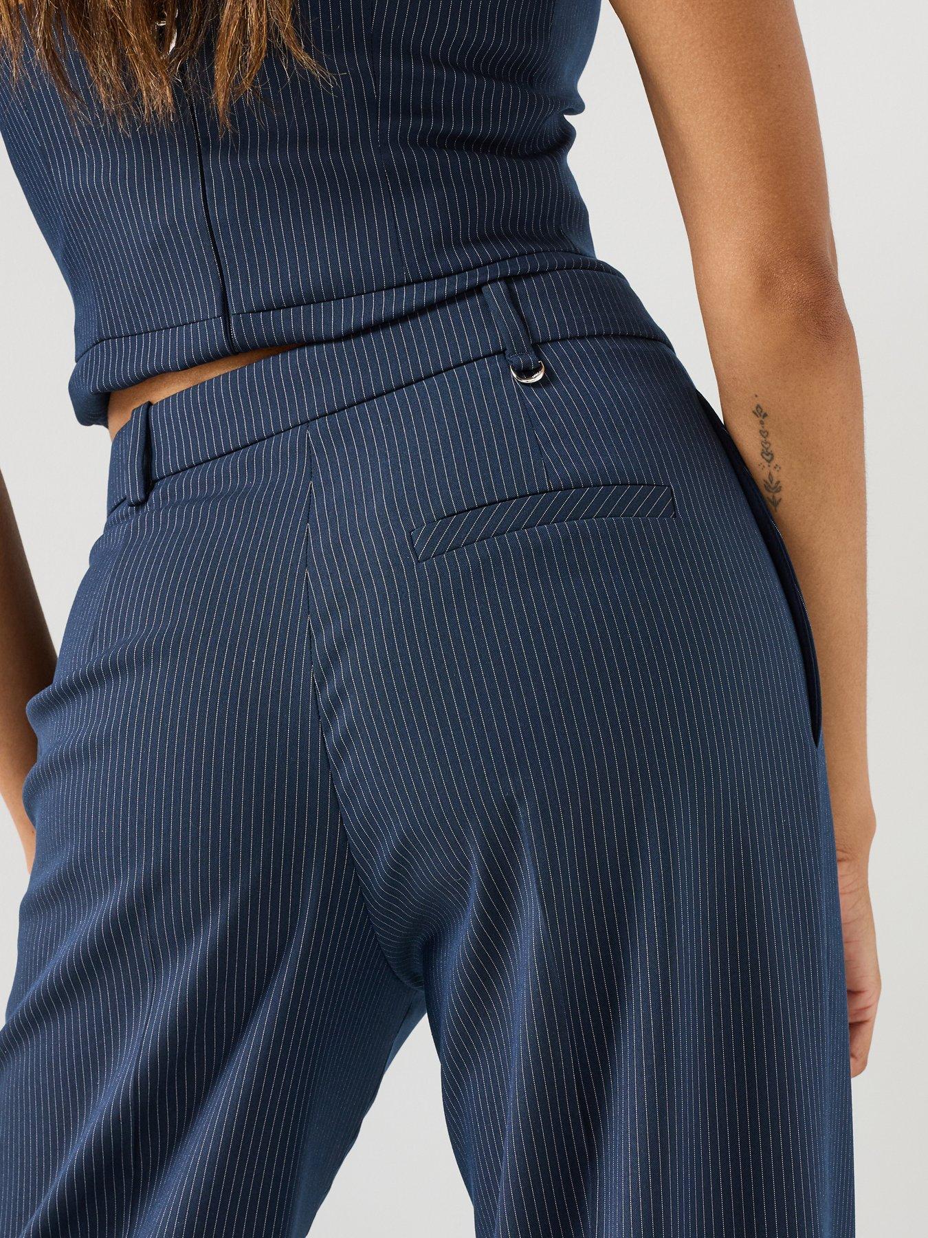 Image 4 of 6 of HUGO Hasmina Pants - Blue
