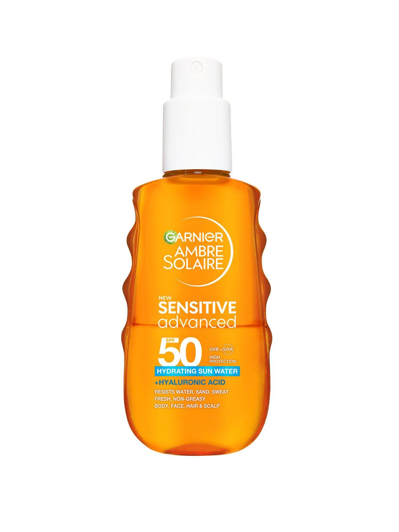 Image 1 of 7 of Garnier Ambre Solaire Sensitive Advanced Sun Protection Water 150ml