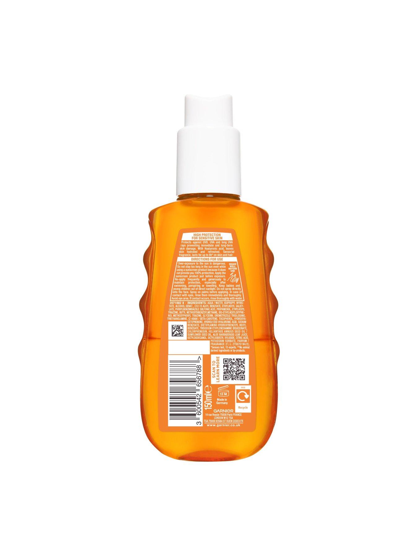 Image 2 of 7 of Garnier Ambre Solaire Sensitive Advanced Sun Protection Water 150ml
