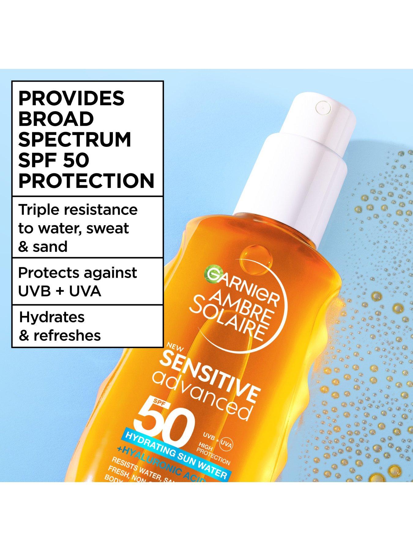 Image 4 of 7 of Garnier Ambre Solaire Sensitive Advanced Sun Protection Water 150ml