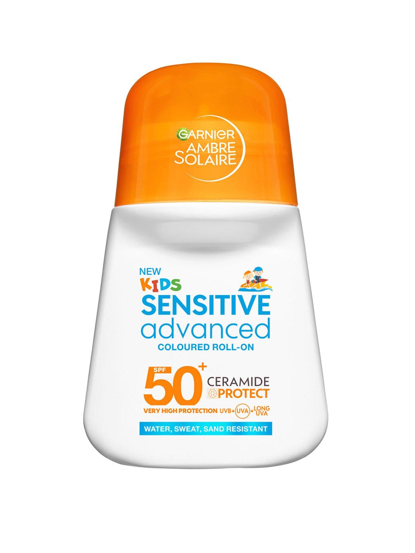 Garnier Ambre Solaire Sensitive Advanced kids colored roll-on SPF 50+
