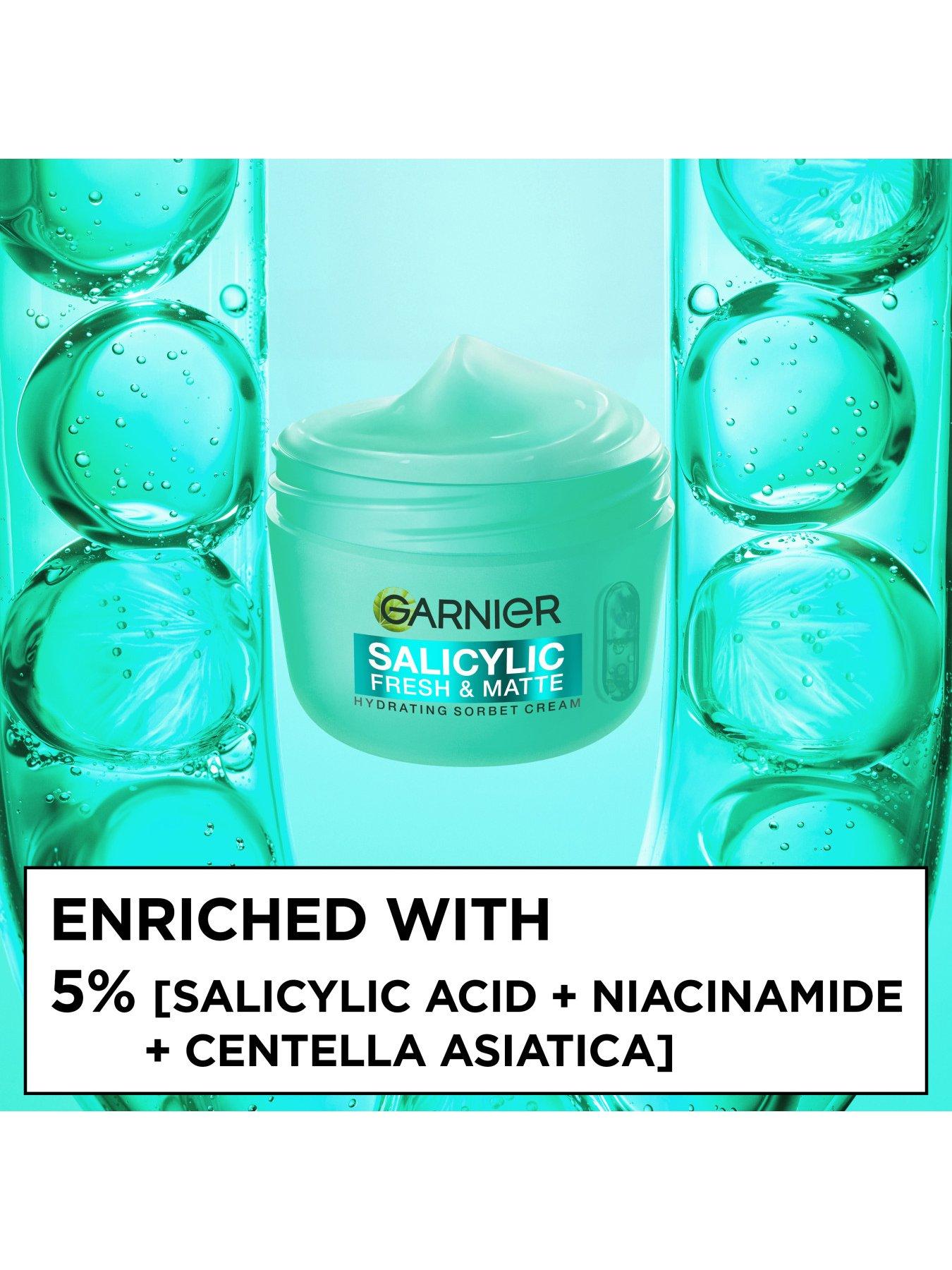 Image 3 of 8 of Garnier Salycilic Fresh & Pure Sorbet Cream 85ml