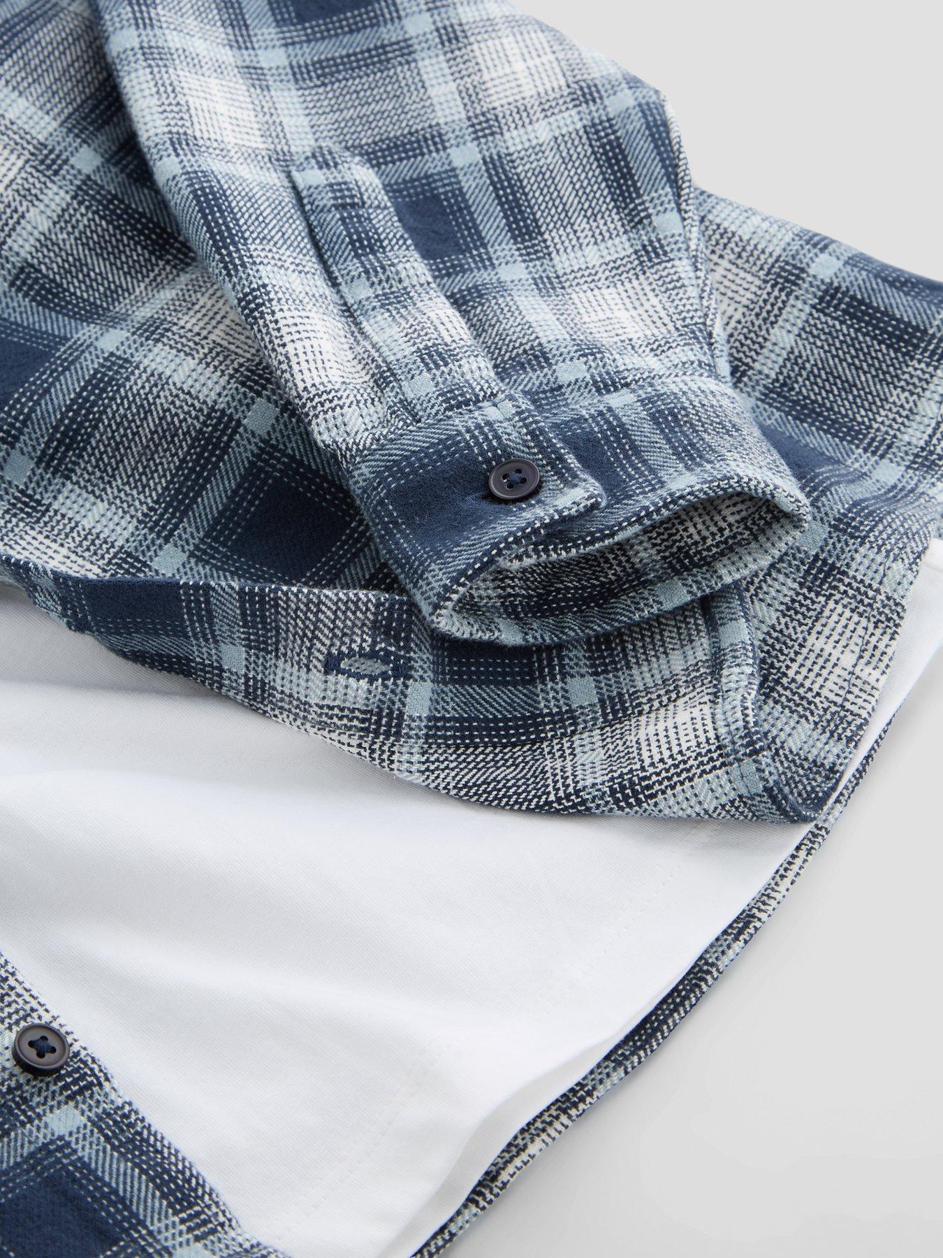 Image 5 of 6 of The Very Collection Boys Cotton Check Shirt and Trousers Outfit Set - Multi