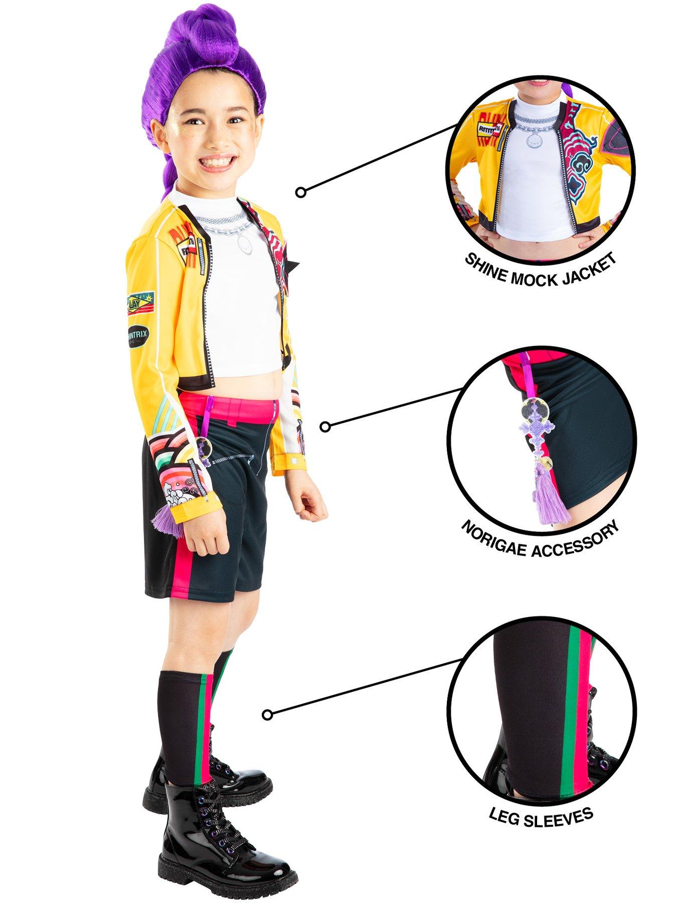 Image 4 of 6 of K-Pop Demon Hunters K-pop Rumi Core Look Child Costume Only