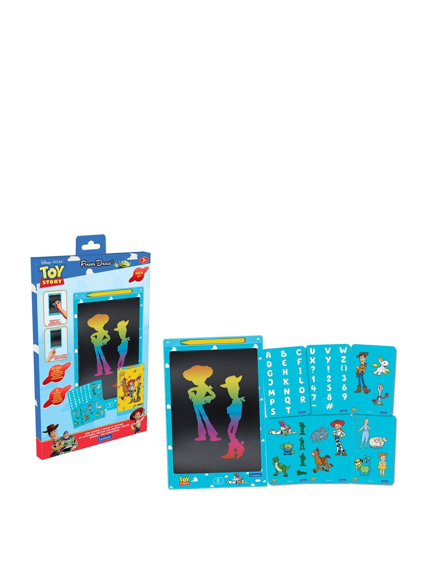 Image 1 of 7 of Toy Story Toy Story 11'' multicolor learning drawing E-ink tablet with stencils