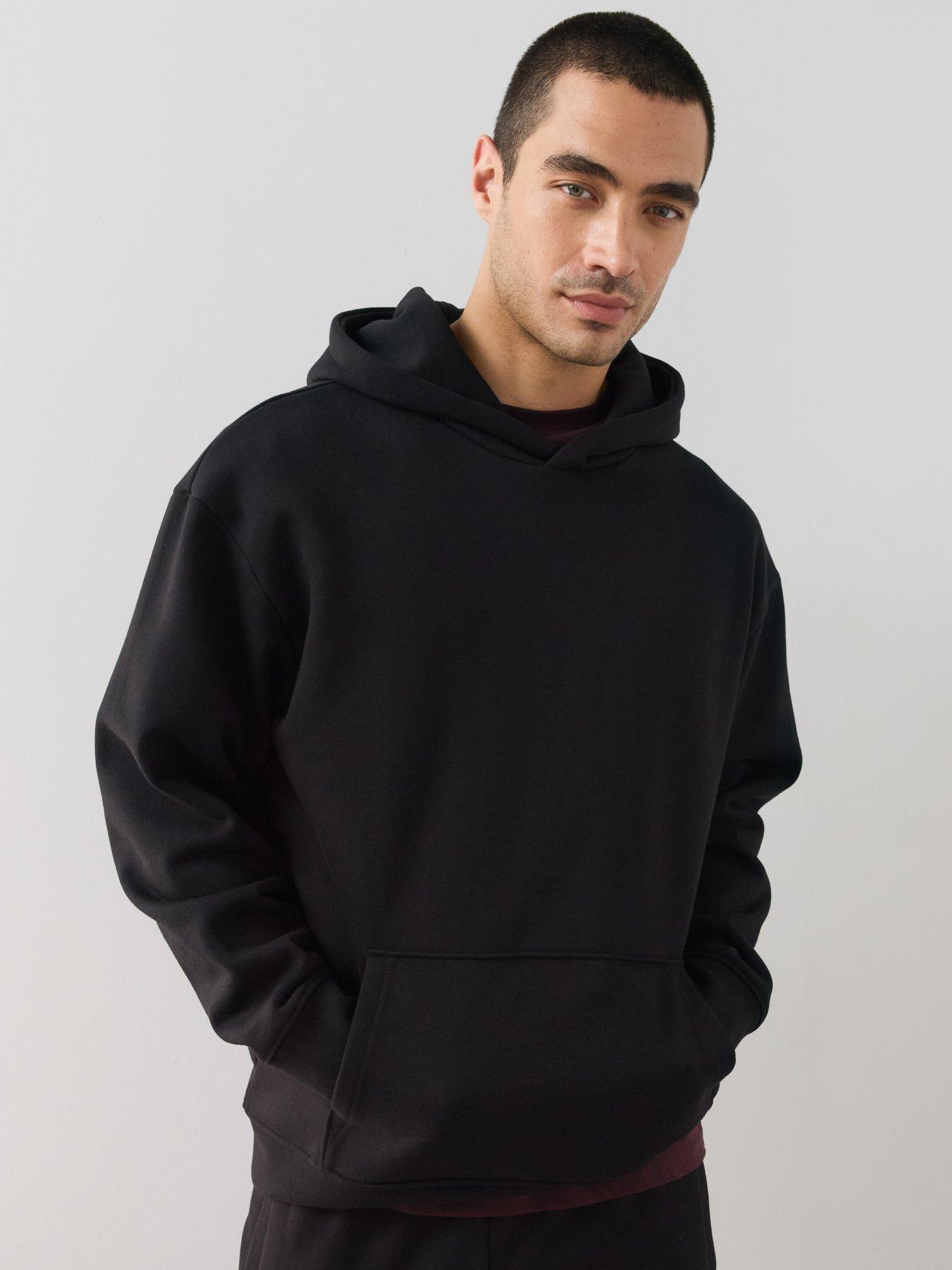 The Very Collection Premium Heavyweight Relaxed Fit Hoodie - Black