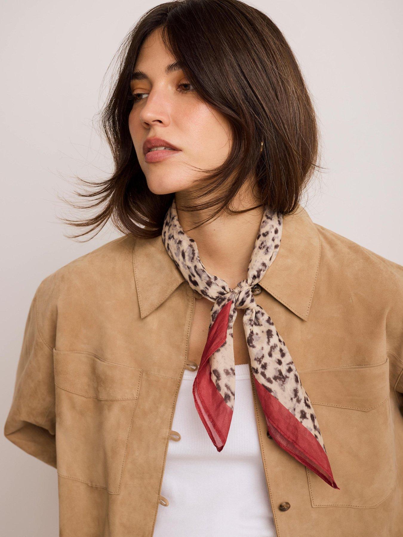 Image 2 of 5 of Mint Velvet Allison Print Neck Scarf