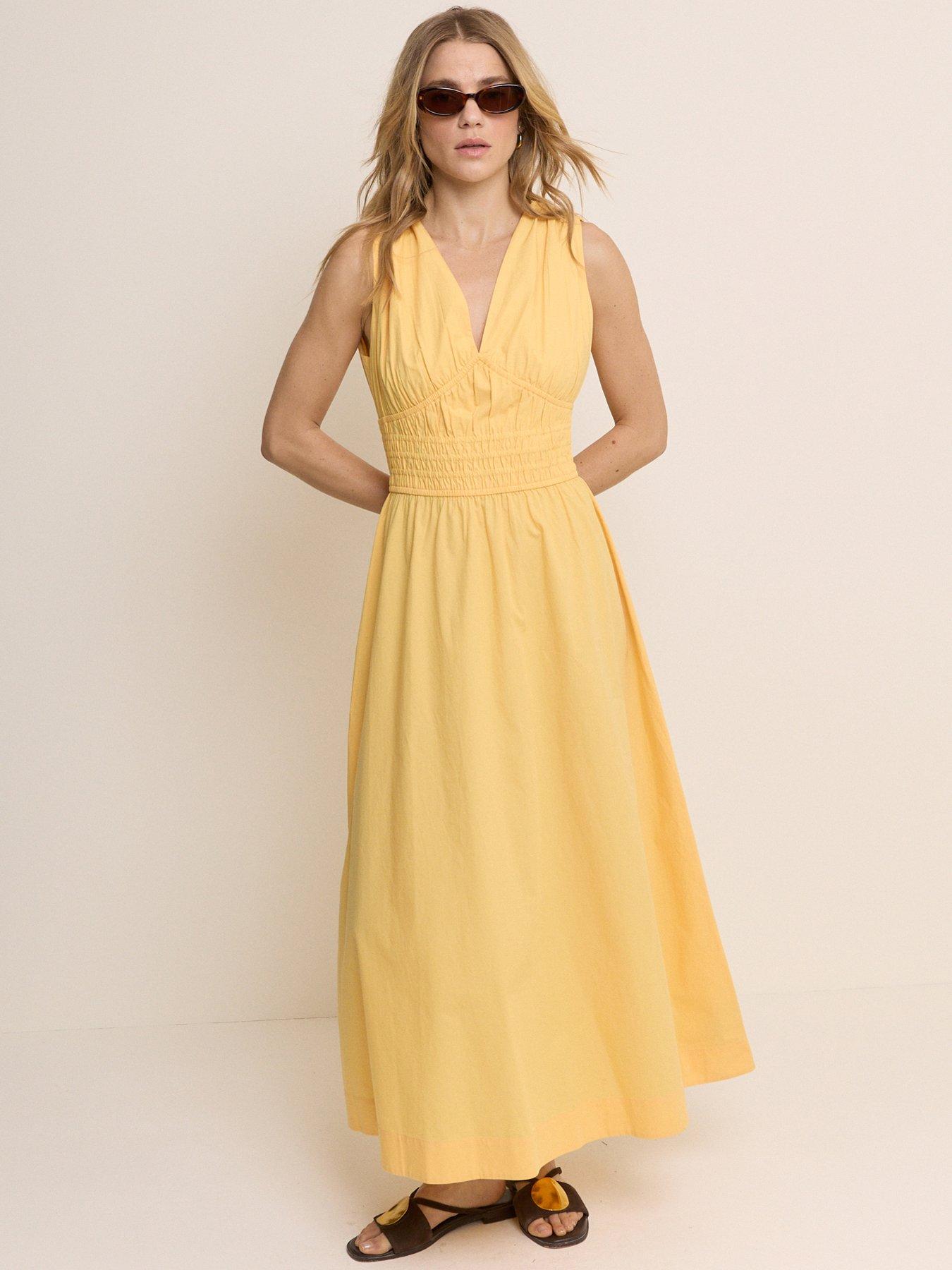 Nobodys Child Angelica Midi Dress - Yellow