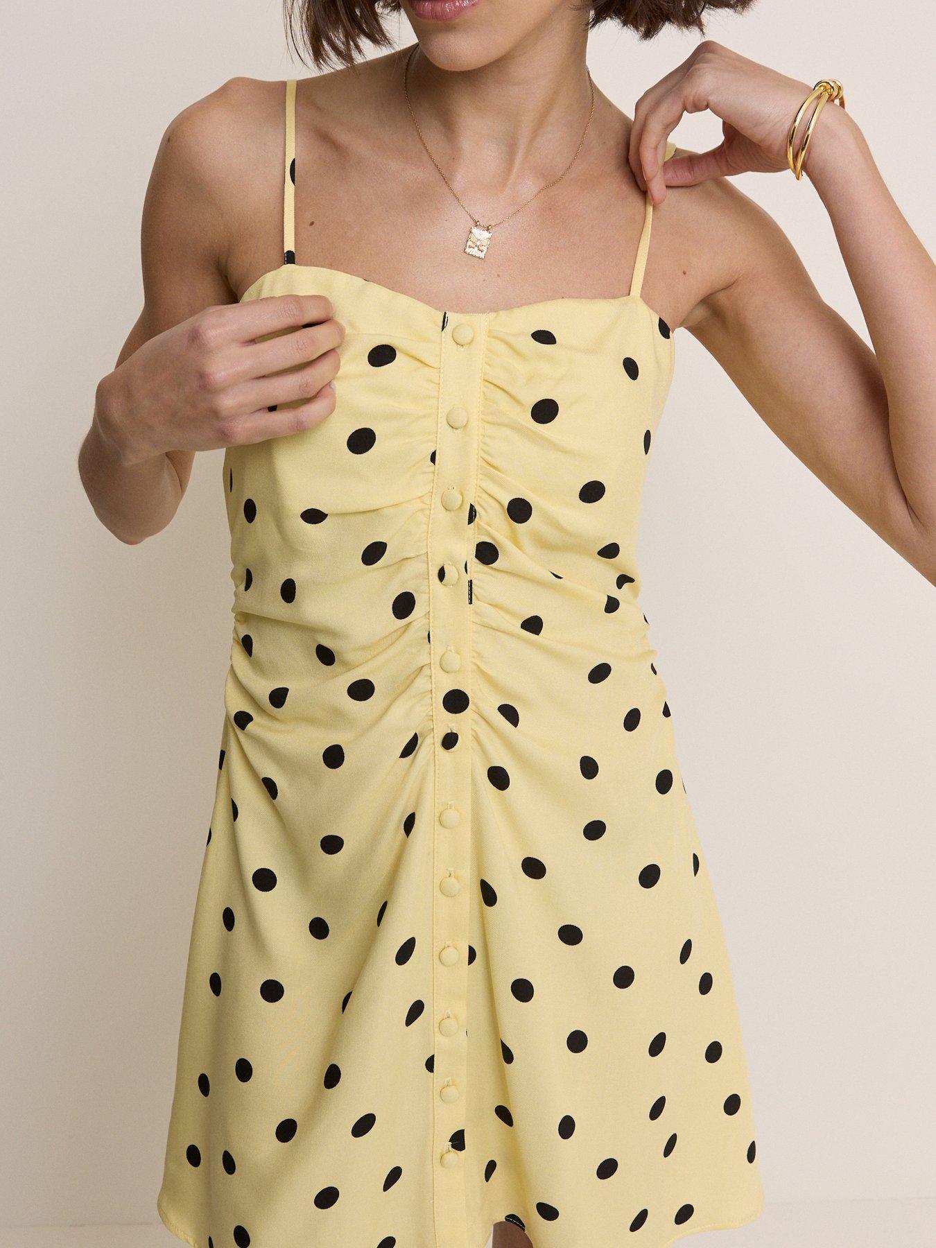 Image 4 of 5 of Nobodys Child Cerys Mini Dress - Yellow