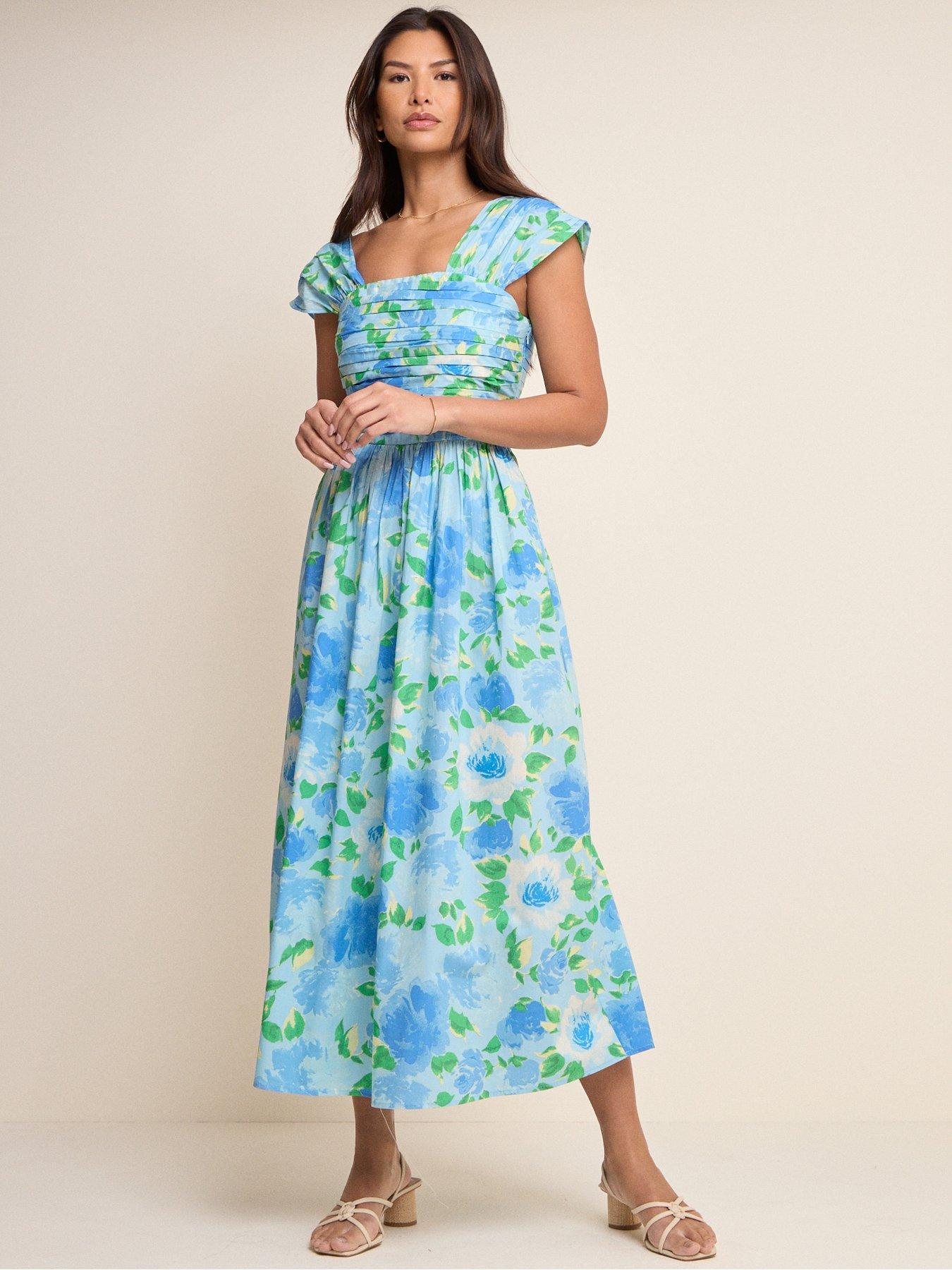 Nobodys Child Mika Midaxi Dress - Blue