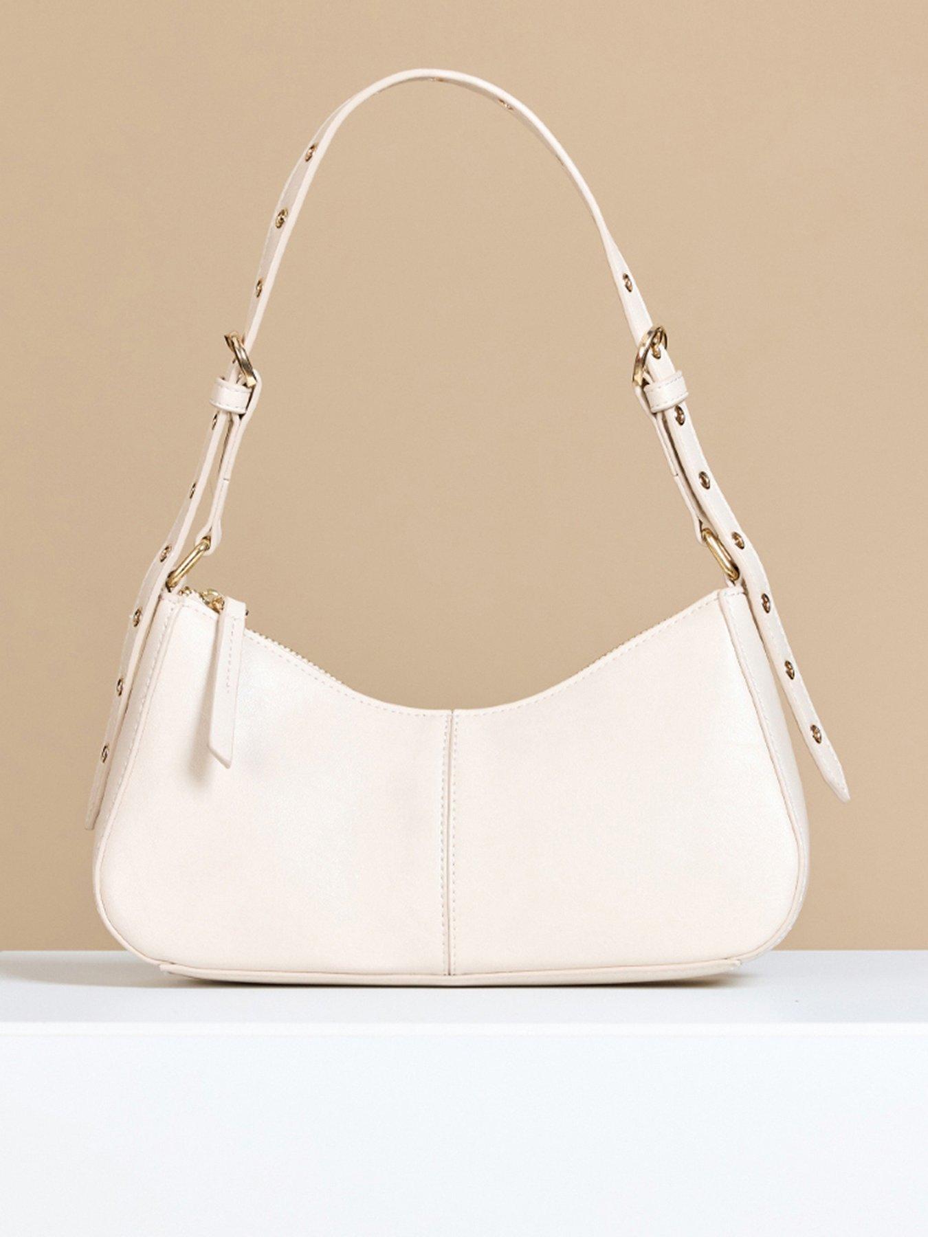 Little Mistress Stone Curved Top Bag