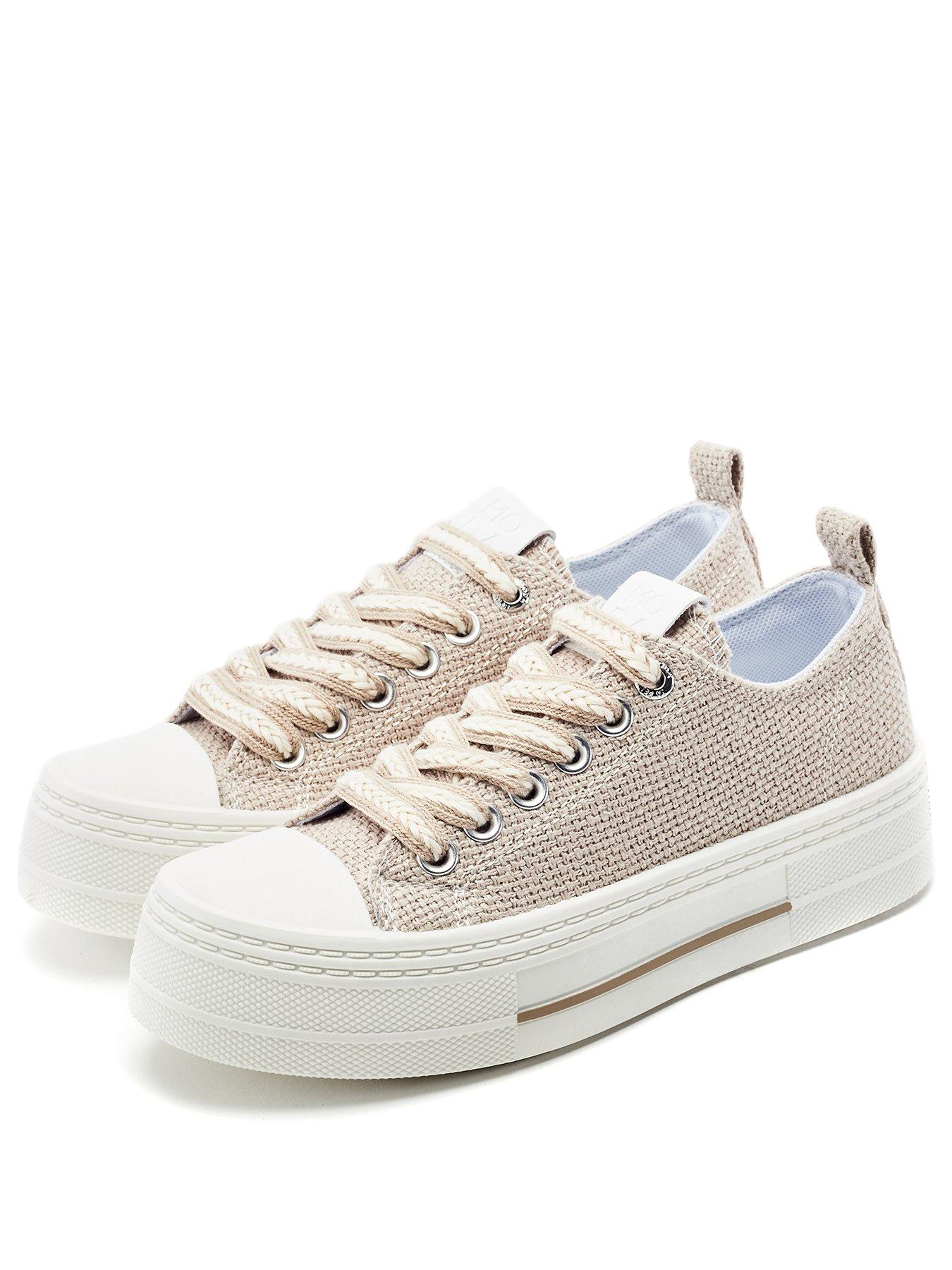 moda-in-pelle-betta-natural-raffia-woven-upper-chunky-trainerstillFront