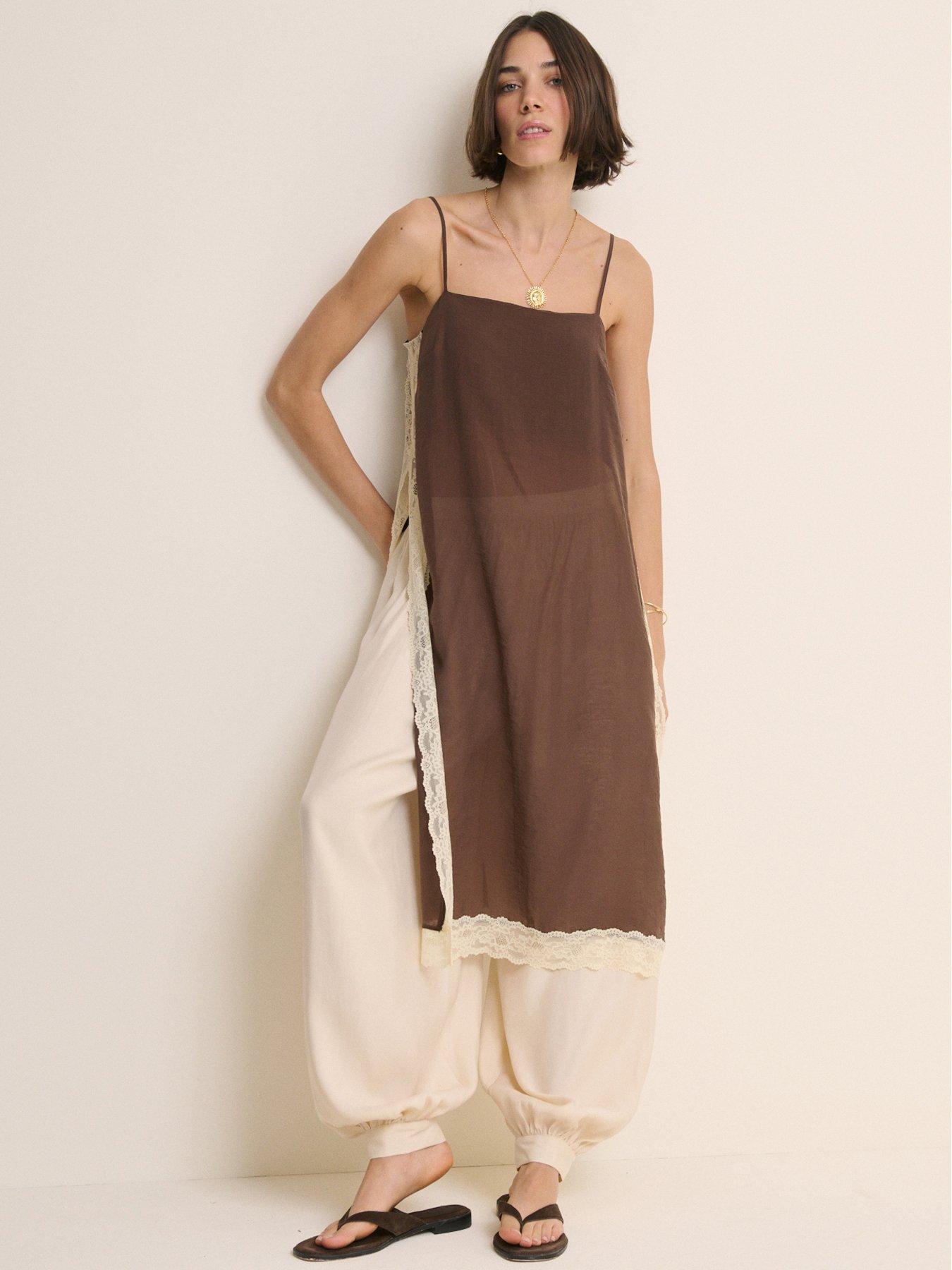Nobodys Child Paulina Longline Cami - Brown