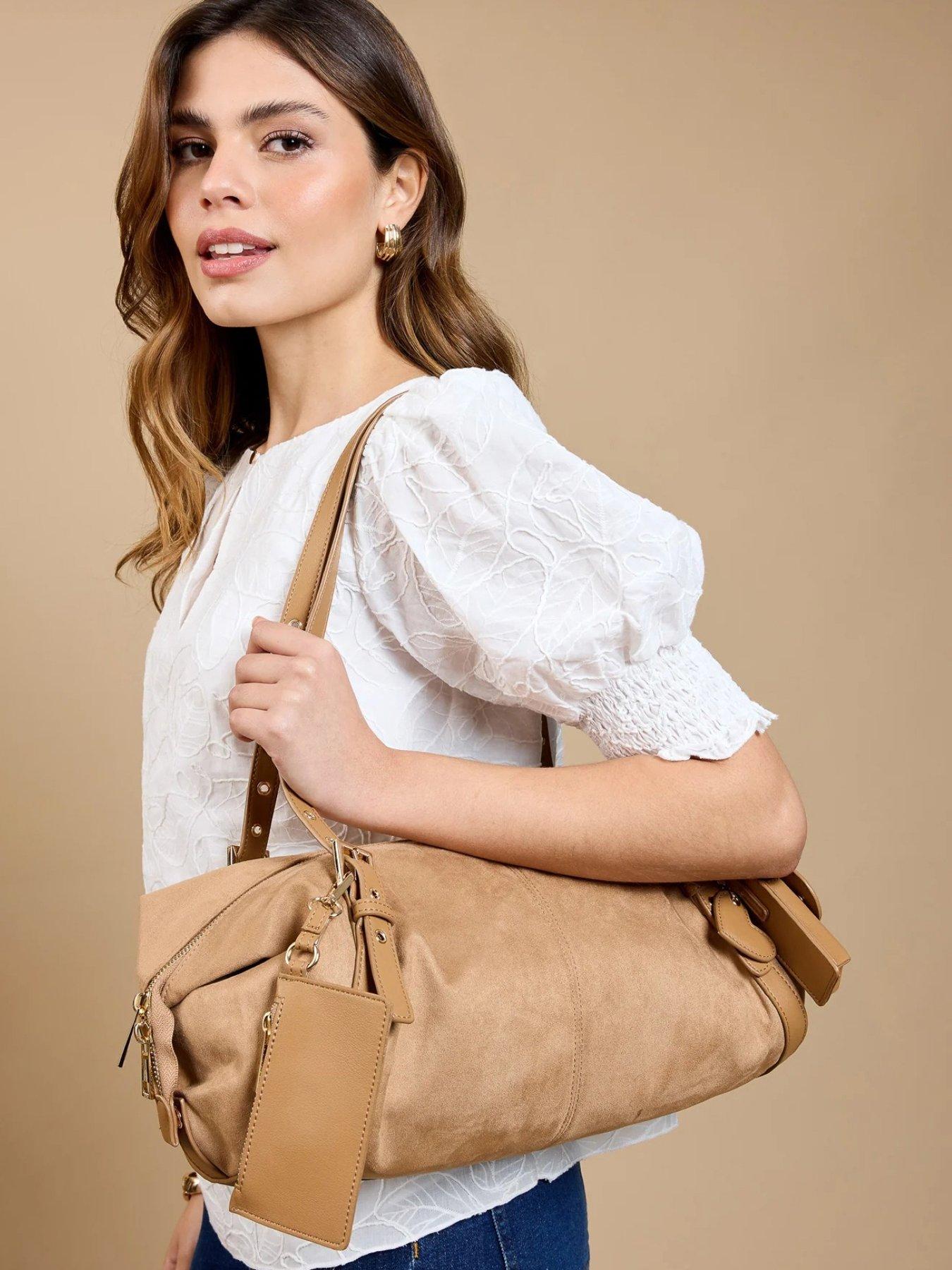 Image 2 of 3 of Little Mistress Camel Slouch Bag