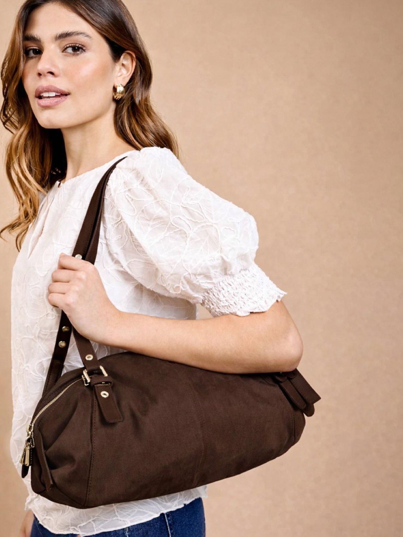Little Mistress Choc Slouch Bag
