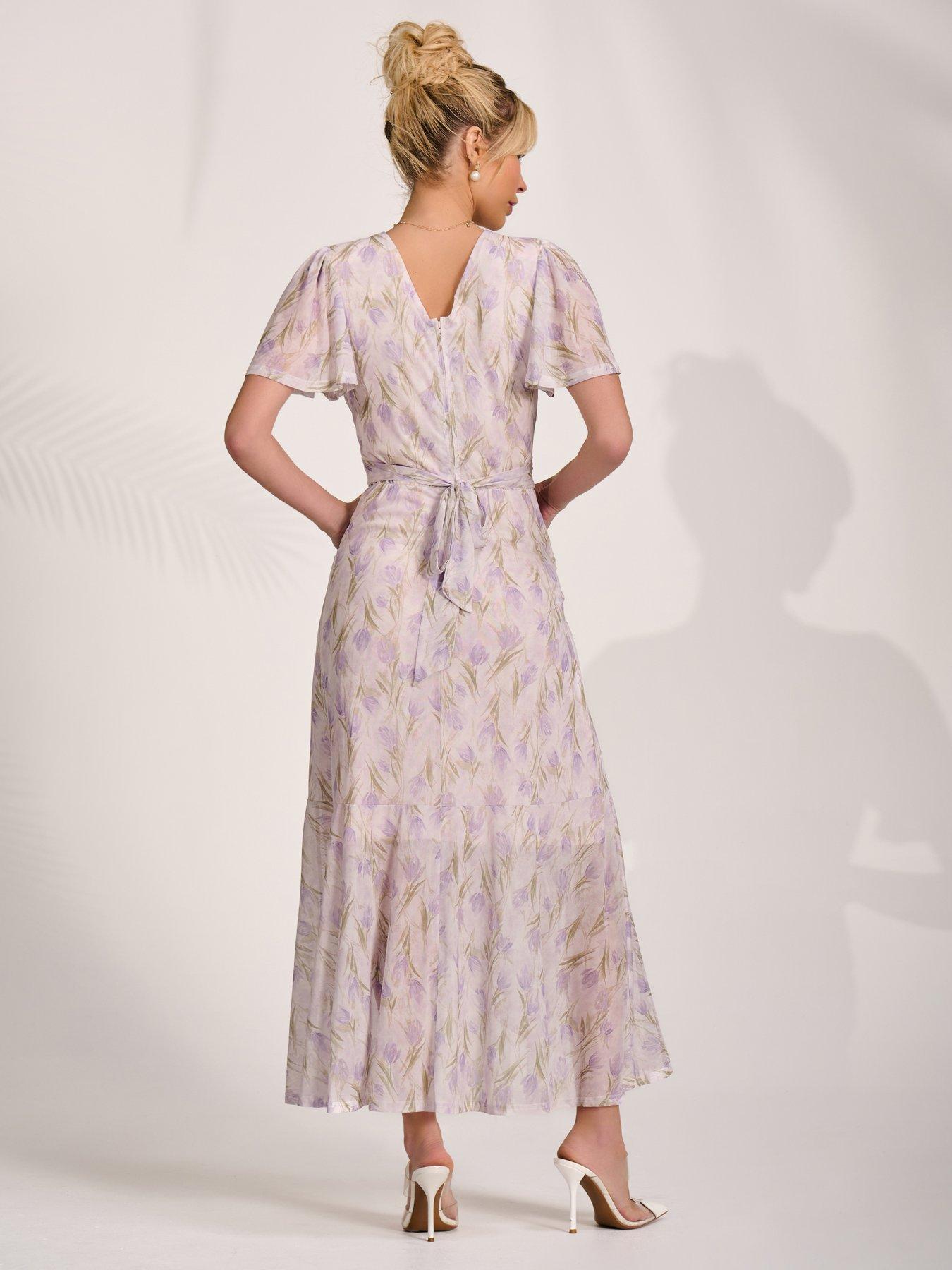 Image 2 of 7 of Jolie Moi Wrap Midaxi Dress - Multi