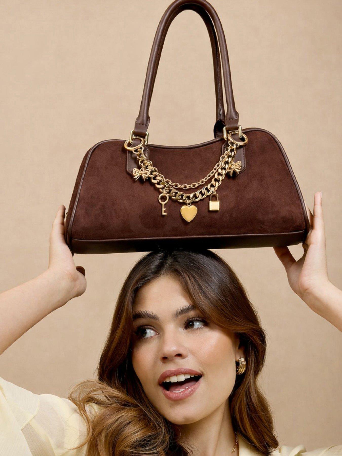 Little Mistress Choc Chain Charm Bag