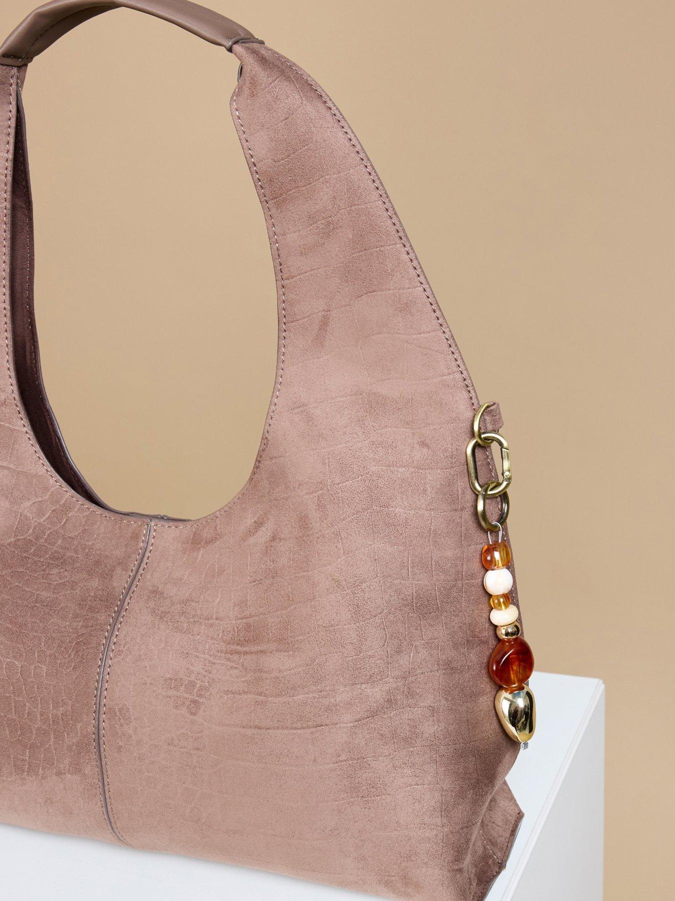 Image 2 of 3 of Little Mistress Mocha Croc Bag