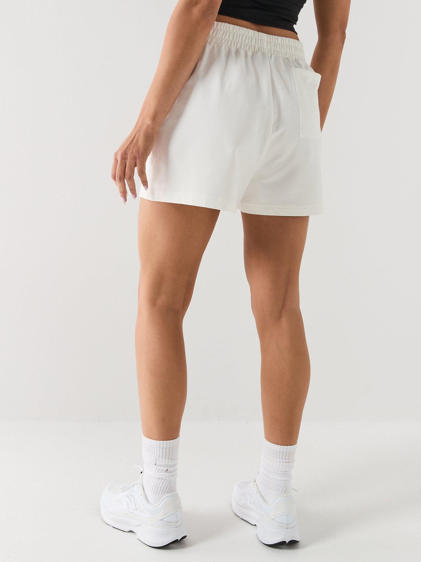 gym-king-womens-victory-shorts-creamstillFront