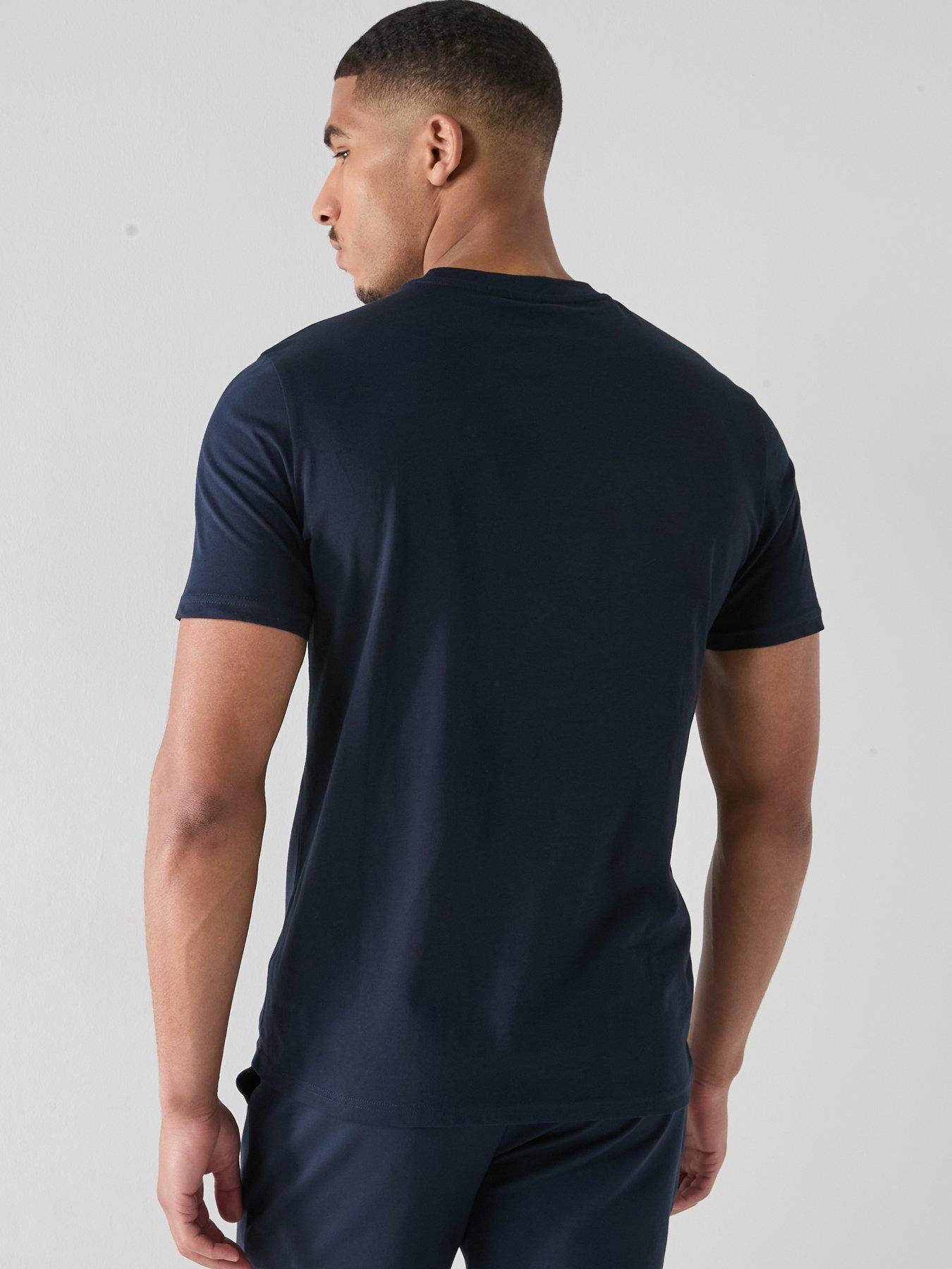 Image 2 of 5 of Gym King Mens Victory Jersey T-Shirt - Navy