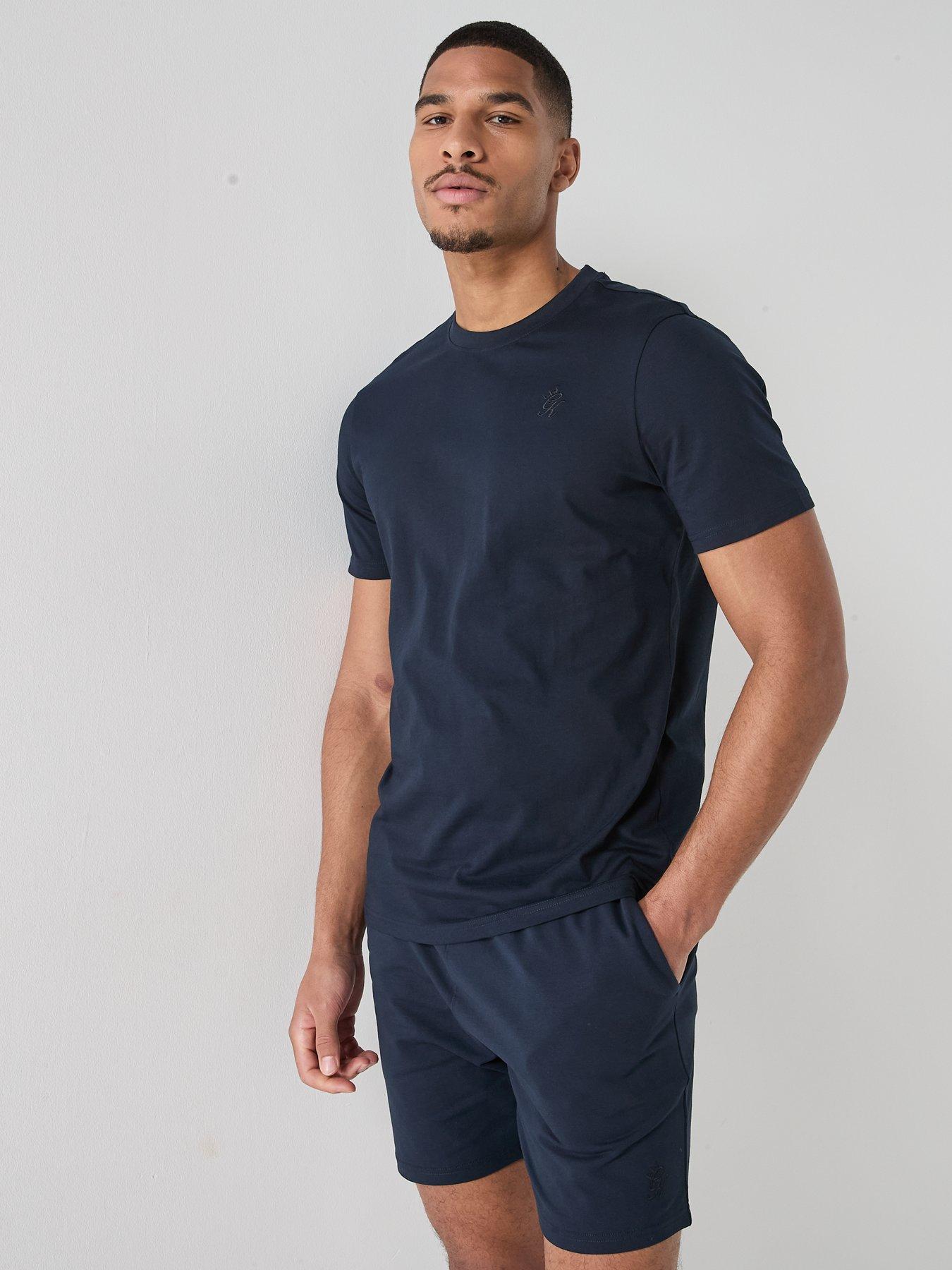 Image 5 of 5 of Gym King Mens Victory Jersey T-Shirt - Navy