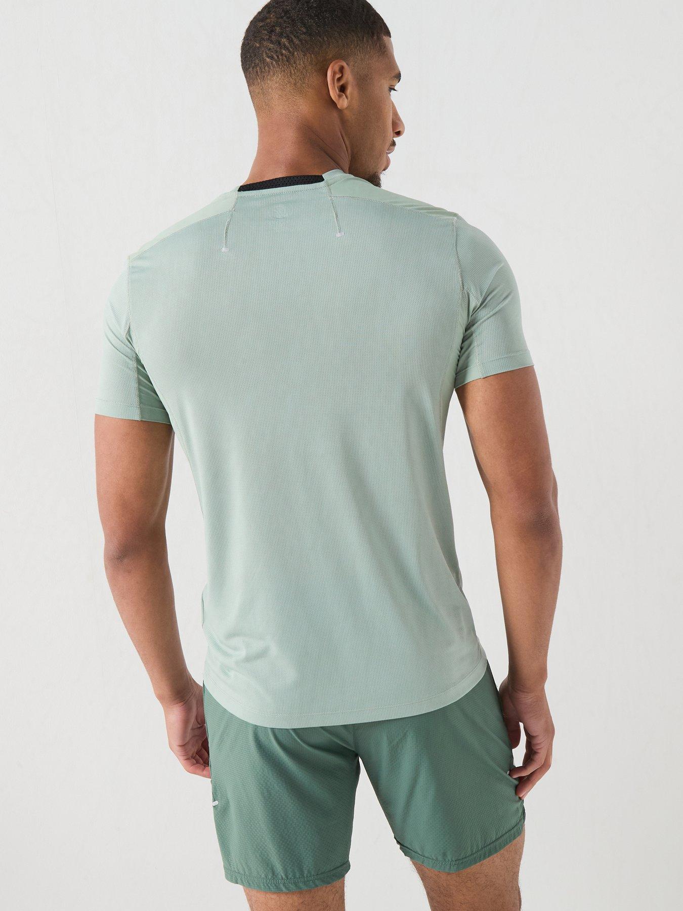 Image 2 of 6 of Gym King Mens Energise Tee - Green