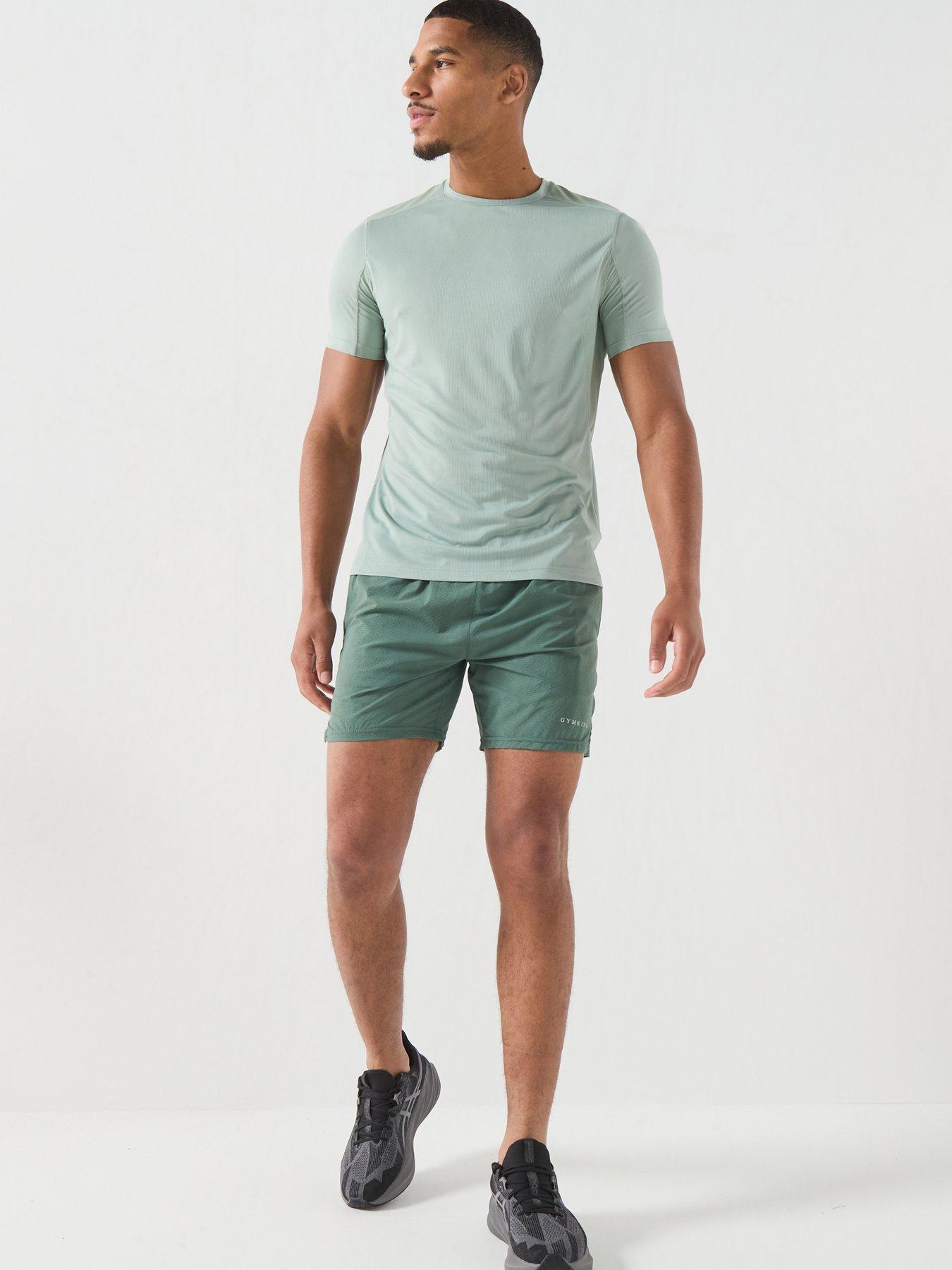 Image 3 of 6 of Gym King Mens Energise Tee - Green