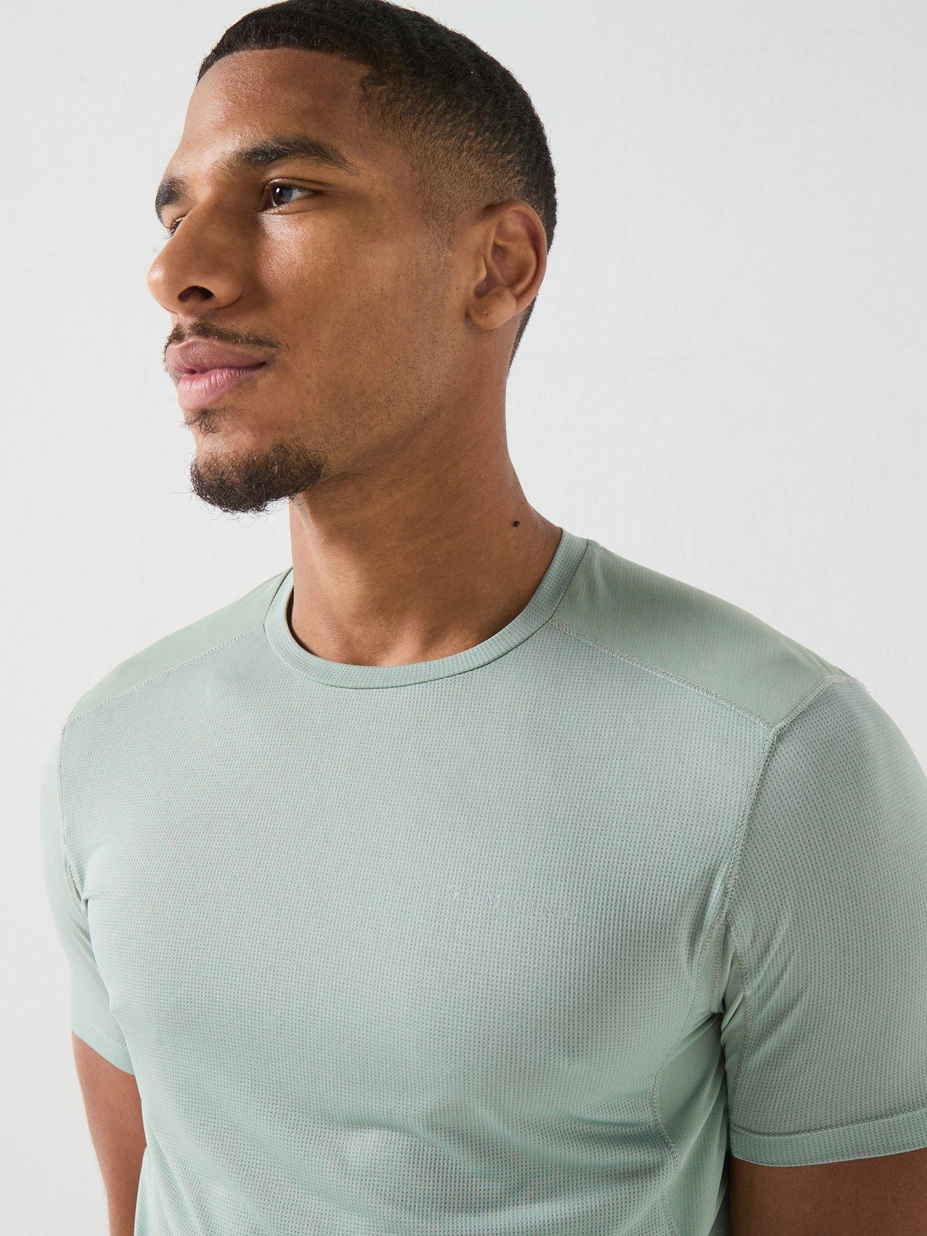 Image 6 of 6 of Gym King Mens Energise Tee - Green