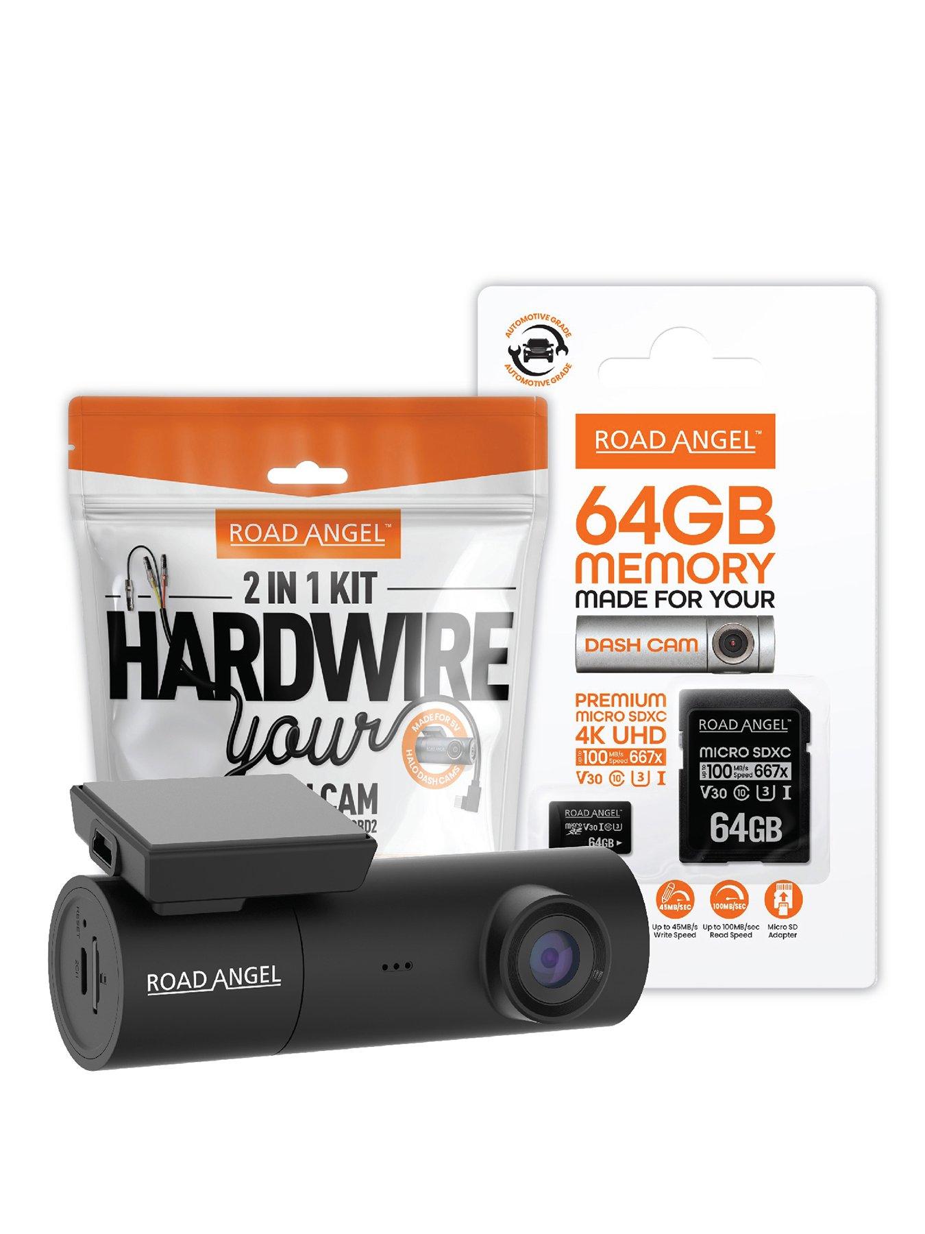 road-angel-halo-spark-deluxe-1080p-dash-cam-inc-64gb-microsd-card-hardwiring-kit