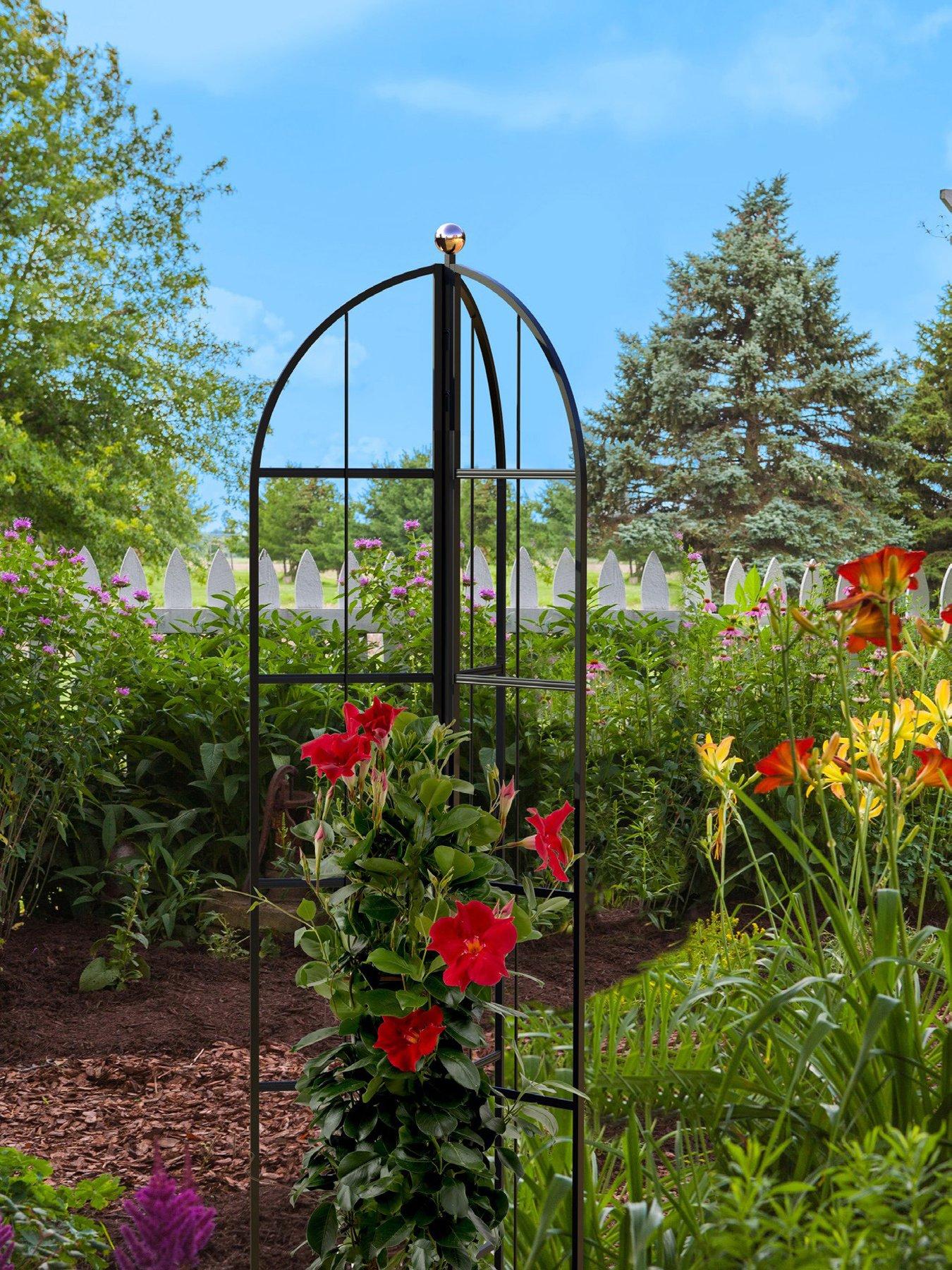 panacea-modern-farmhouse-folding-obelisk-black-with-copper-ballfront