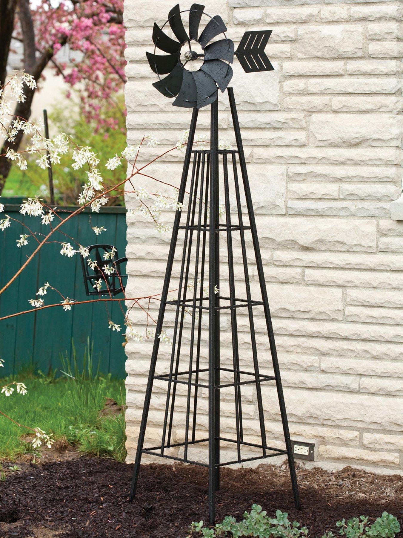 Image 1 of 2 of Panacea WINDMILL OBELISK BLACK