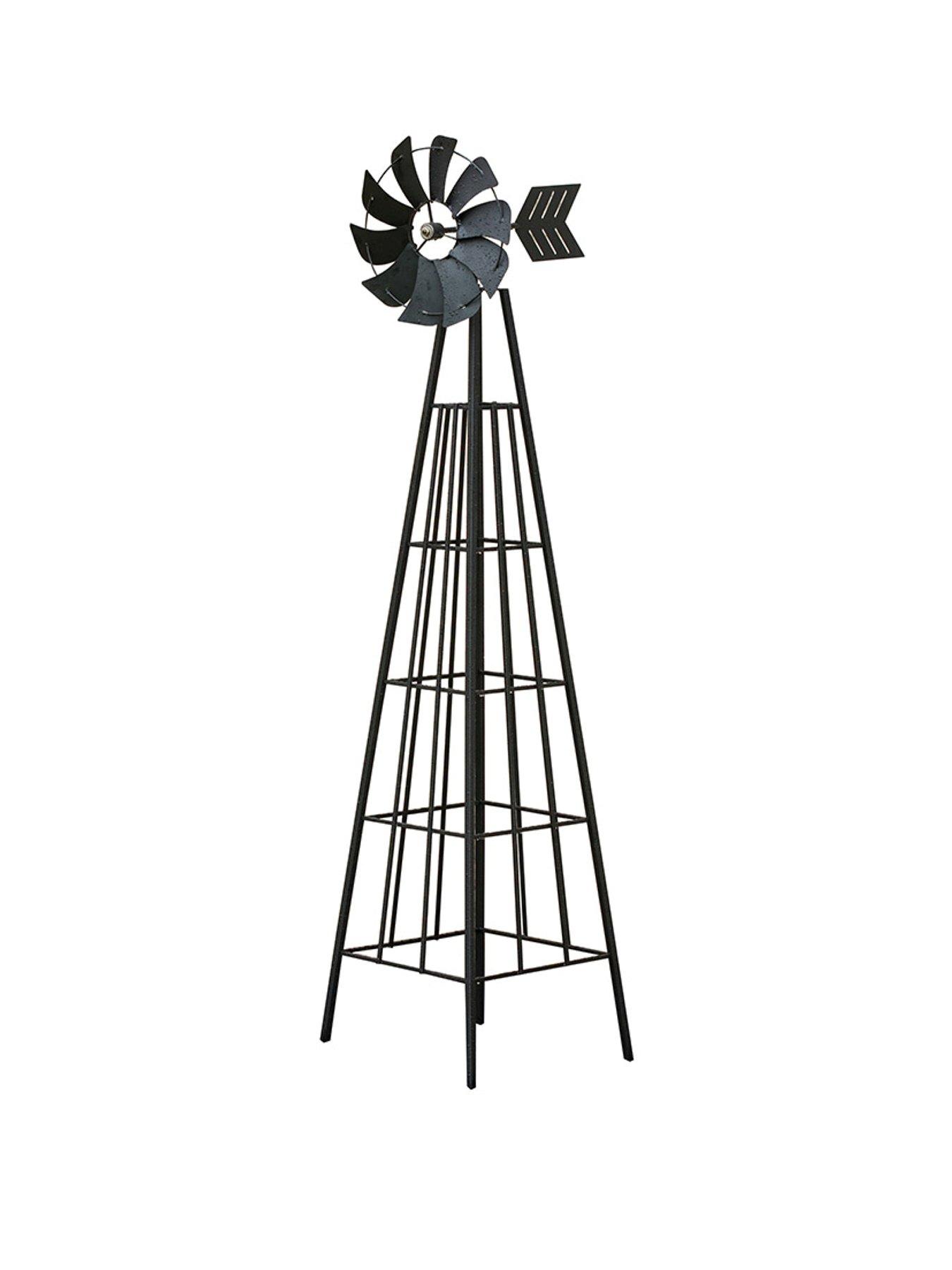 Image 2 of 2 of Panacea WINDMILL OBELISK BLACK