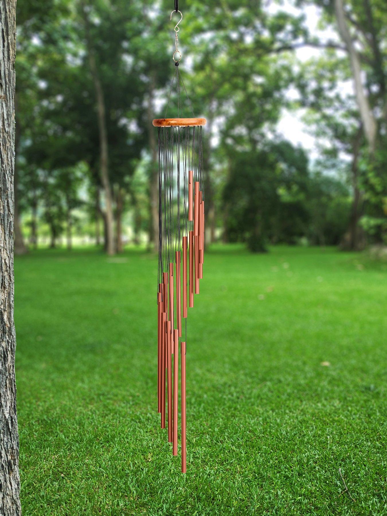 Image 1 of 2 of Panacea 18 TUBE WIND CHIME 91CM COPPER