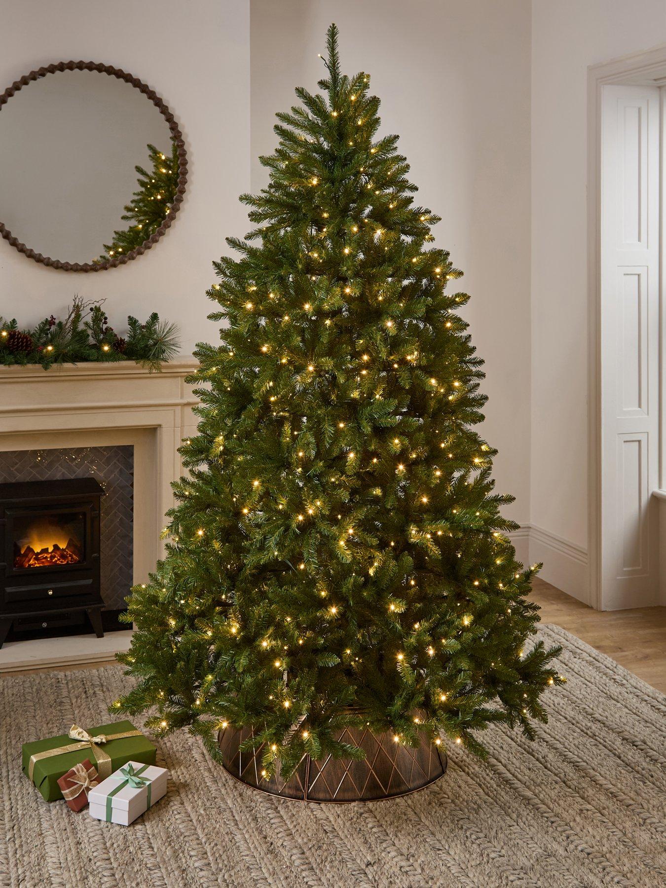 The Very Collection 7Ft Nordman Fell Tree With Led Lights